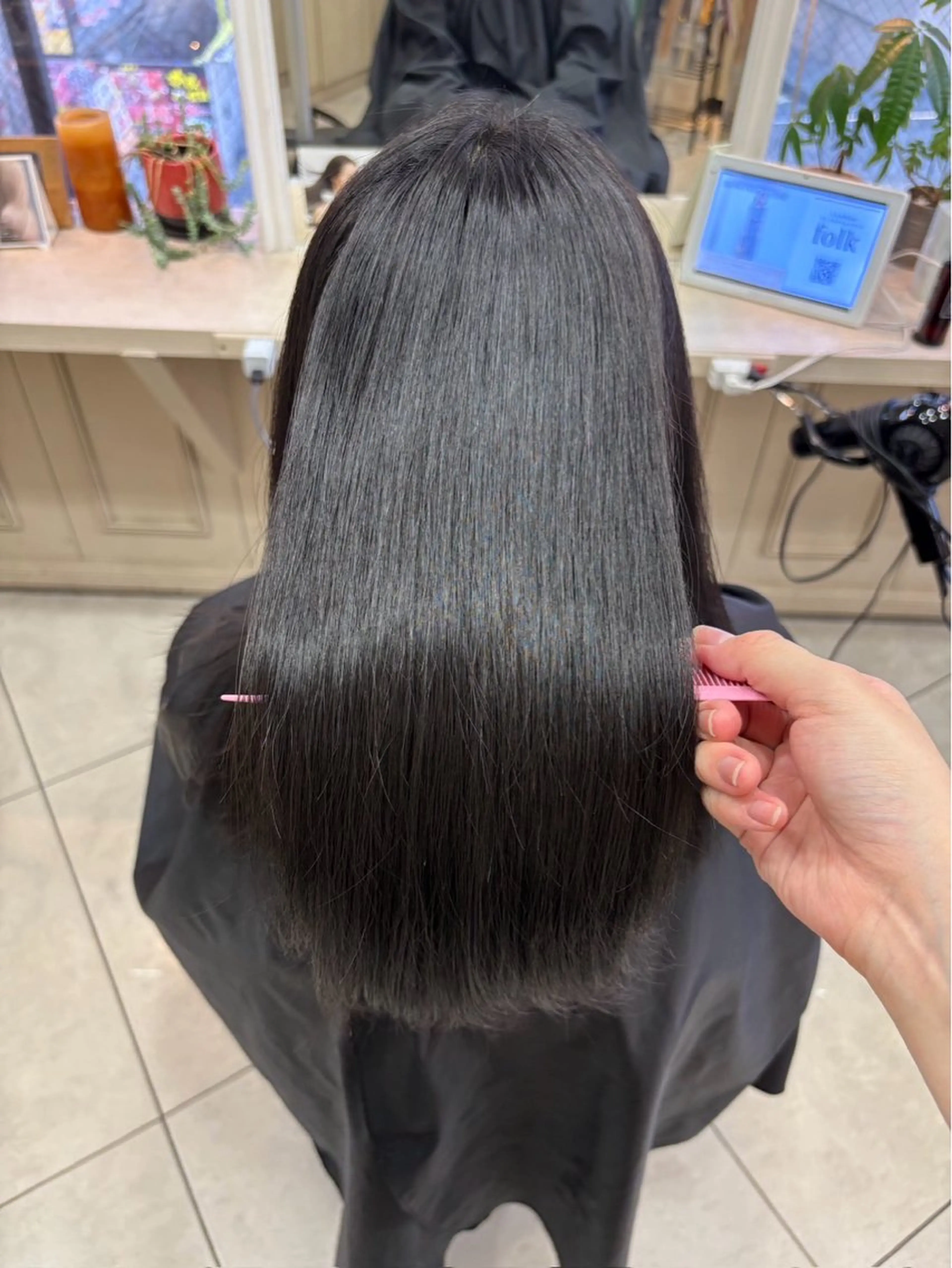 セミロング ボブ職人/ボブ縮毛 髪質改善のヘアスタイル