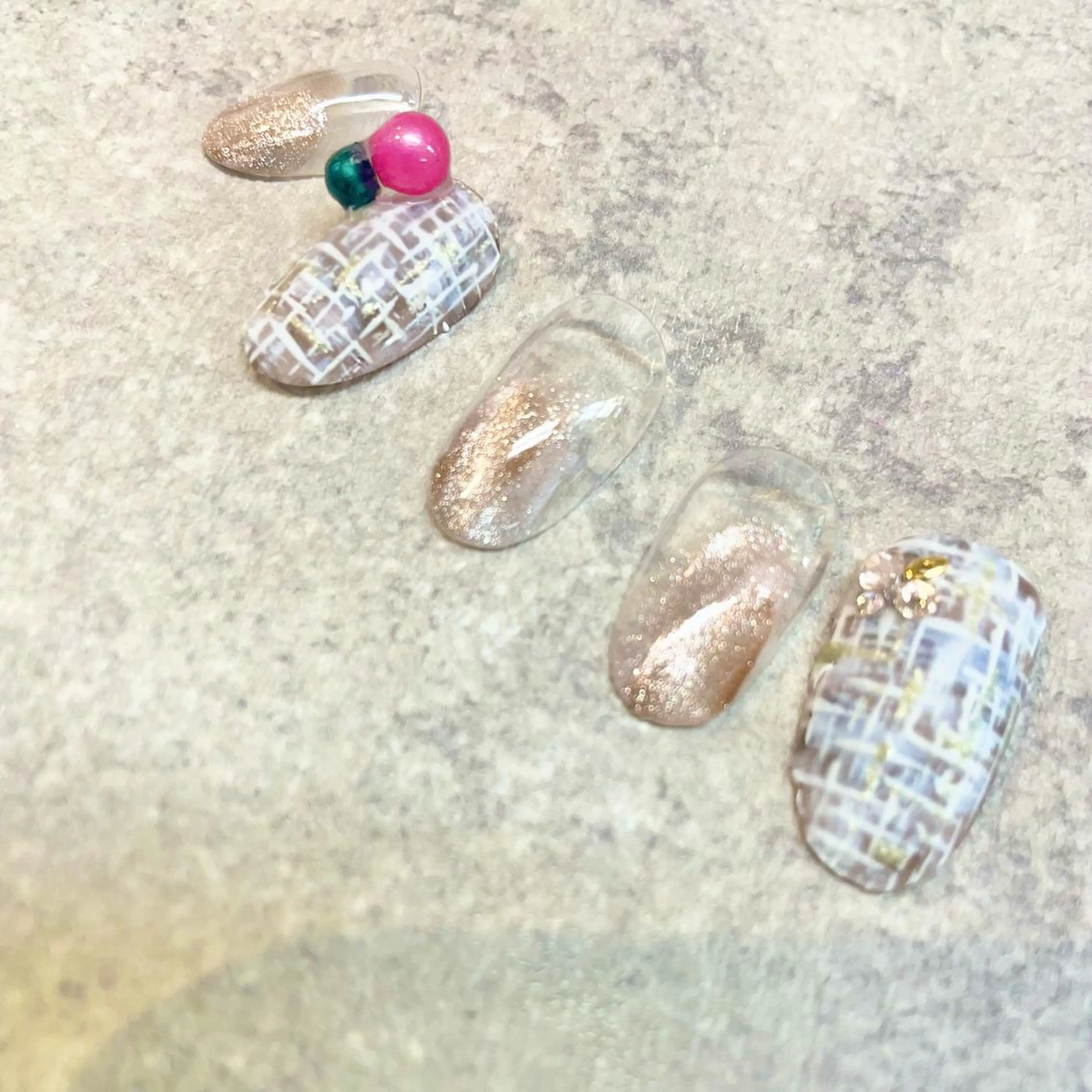 ネイル マットネイル 冬ネイル FASTNAIL PLUS 新宿店のネイルデザイン