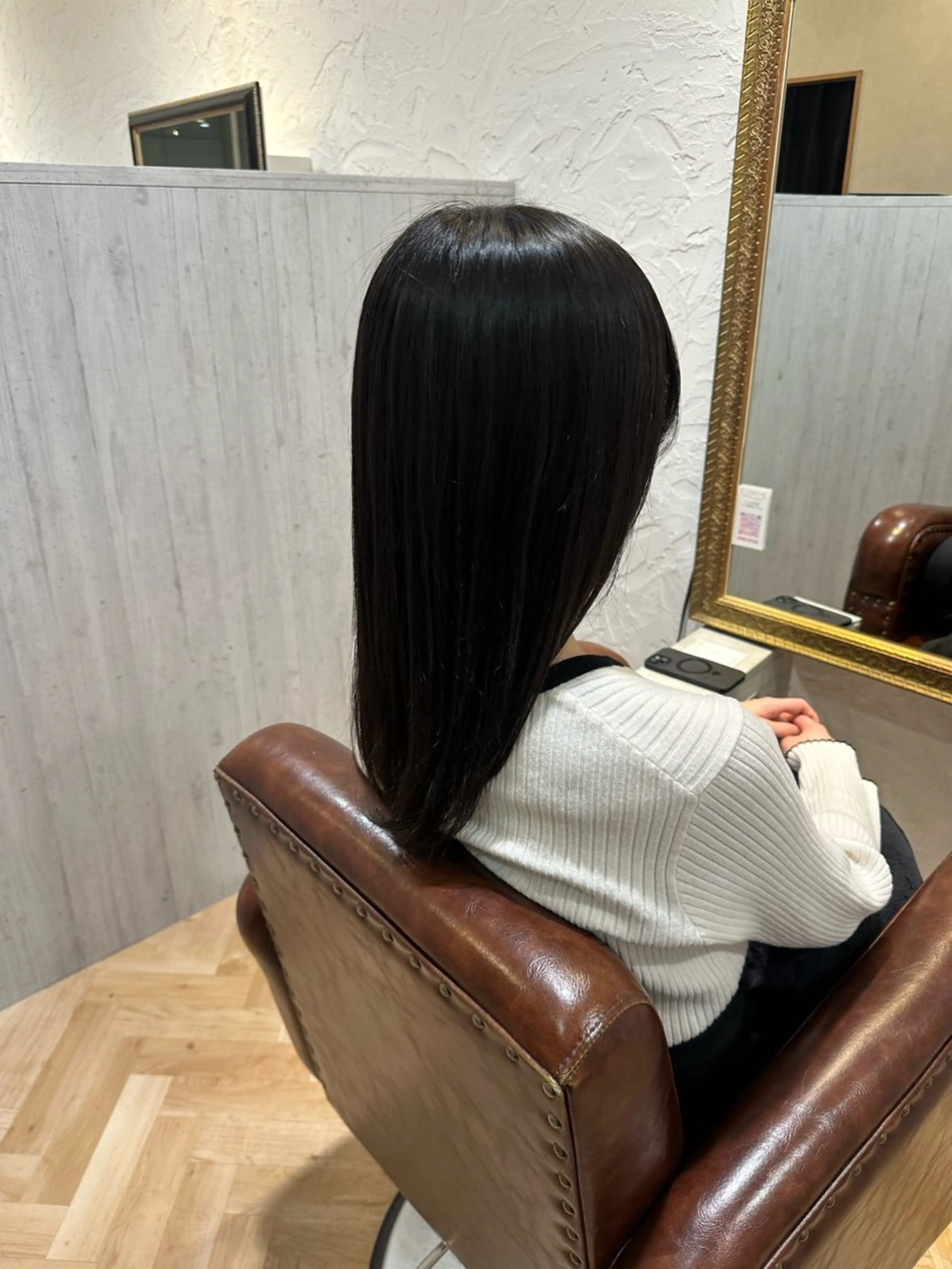 セミロング 顔周りカット hair salon  CAMON.所属・仙台/camon/ airiのヘアスタイル