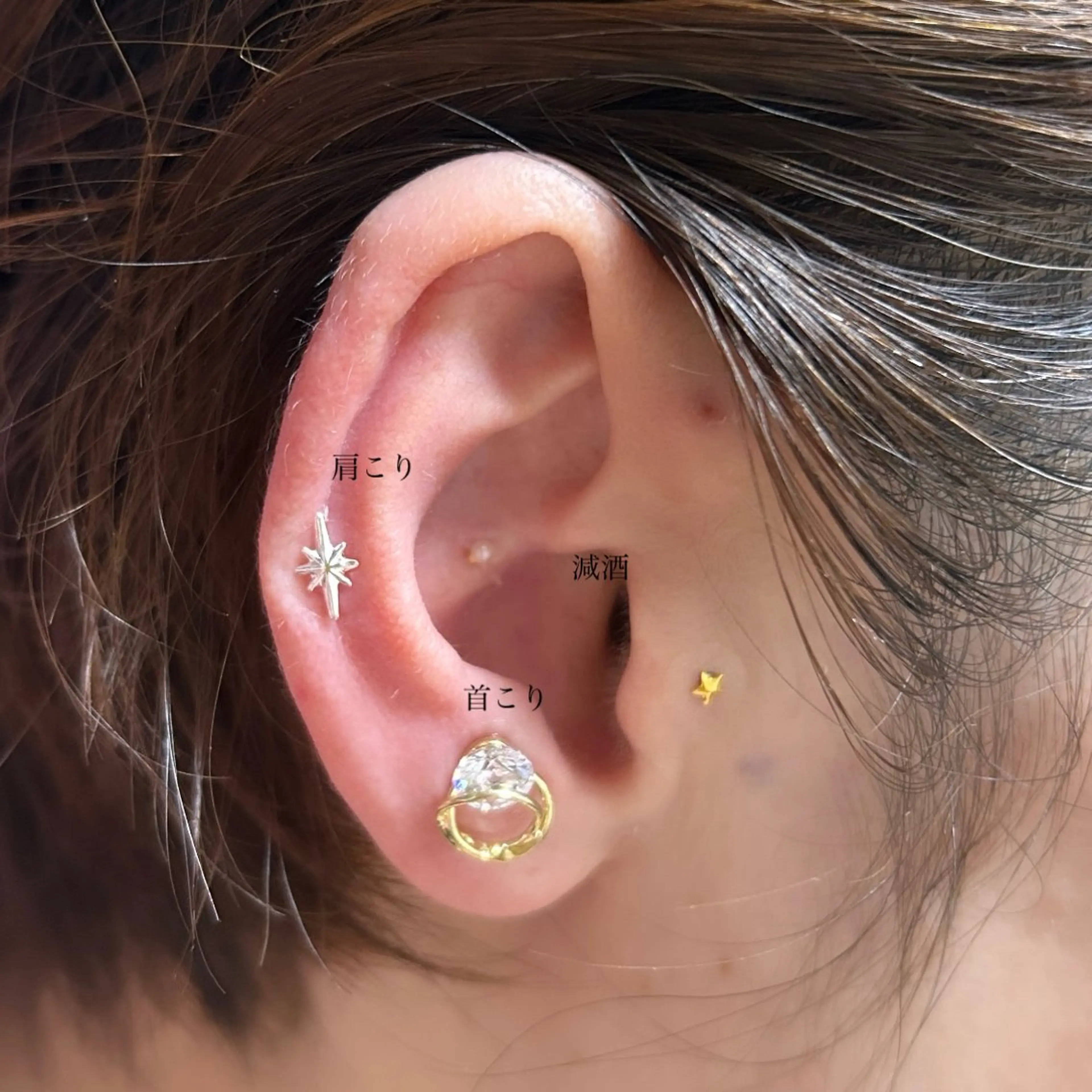 ネイル/耳つぼ /新ホワイトニングのネイルデザイン