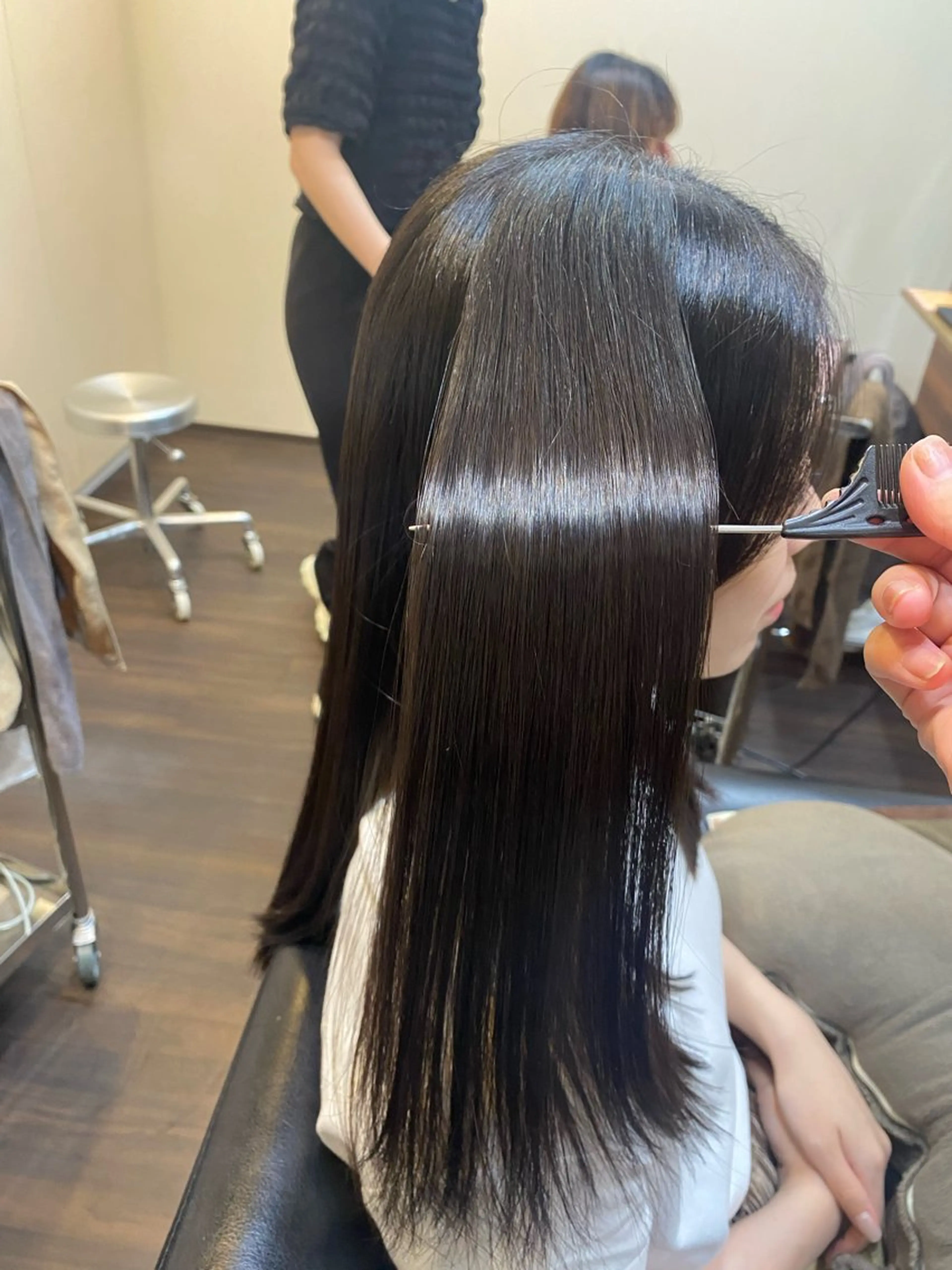 ロング 髪質改善 トリートメント 杉宮 慧美のヘアスタイル