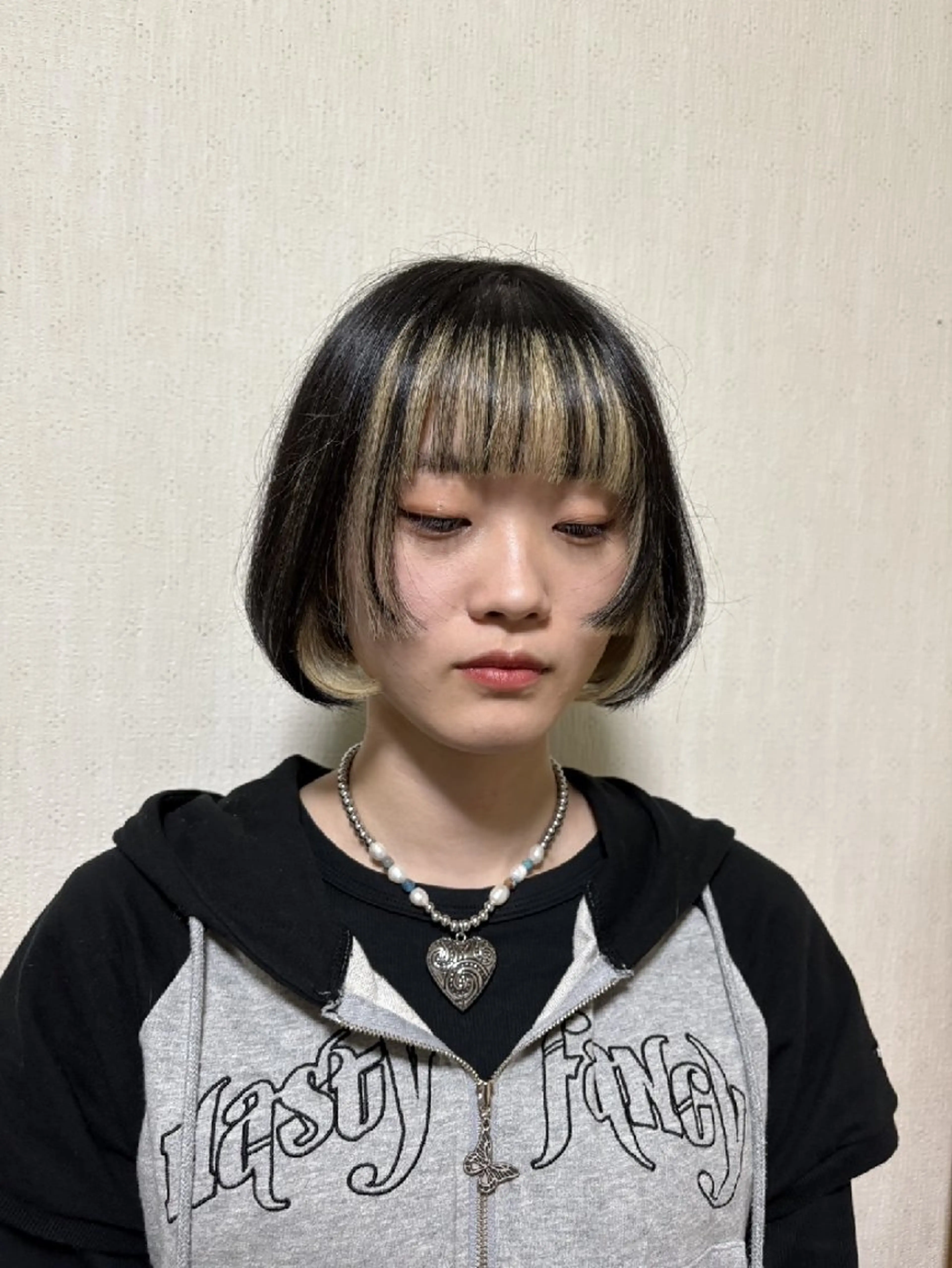 ショート ボブ 姫カット 韓国風ヘア レイヤーカット カット ミク🇰🇷 /Agu hairのヘアスタイル