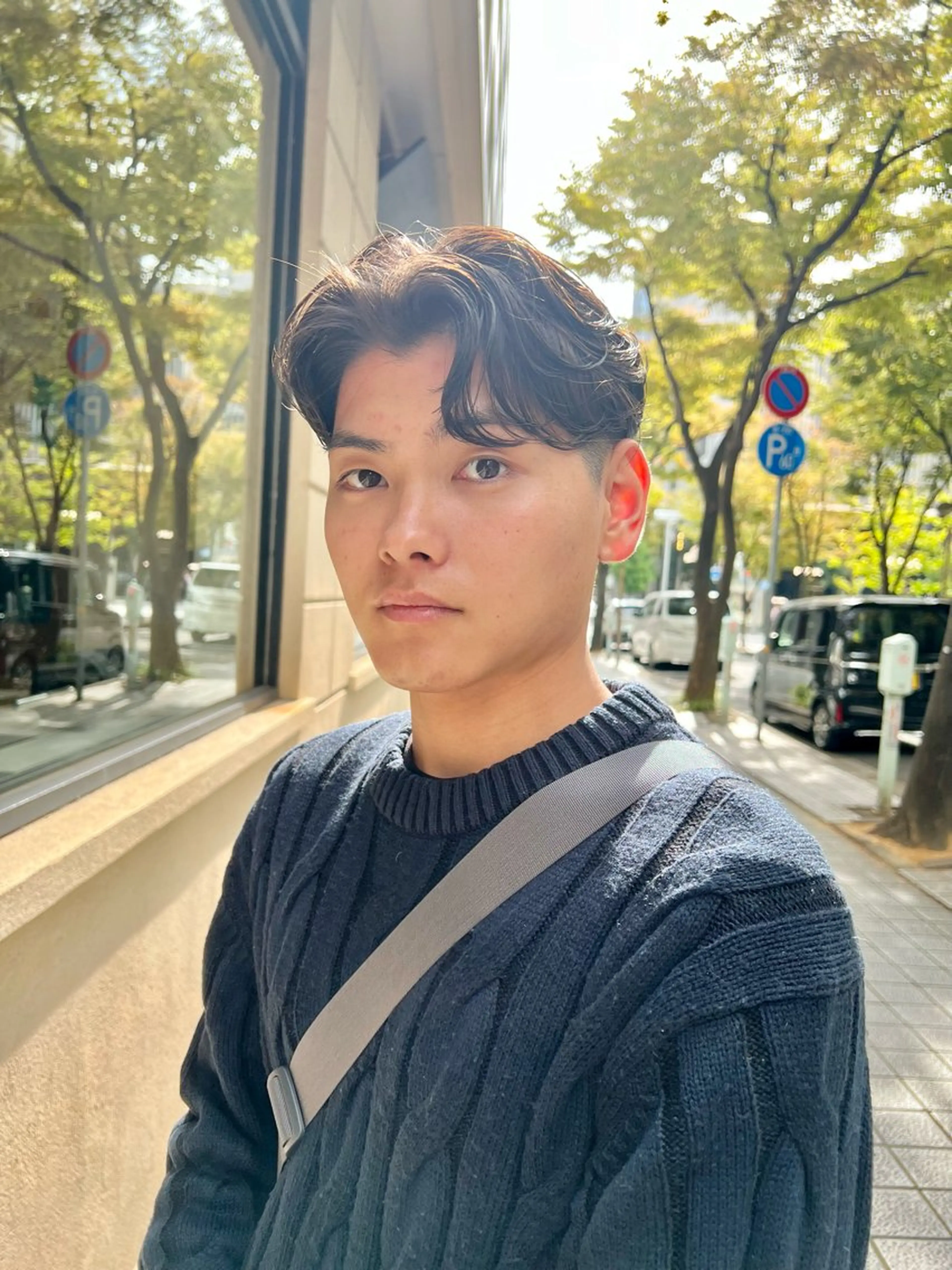 メンズカット+パーマの写真