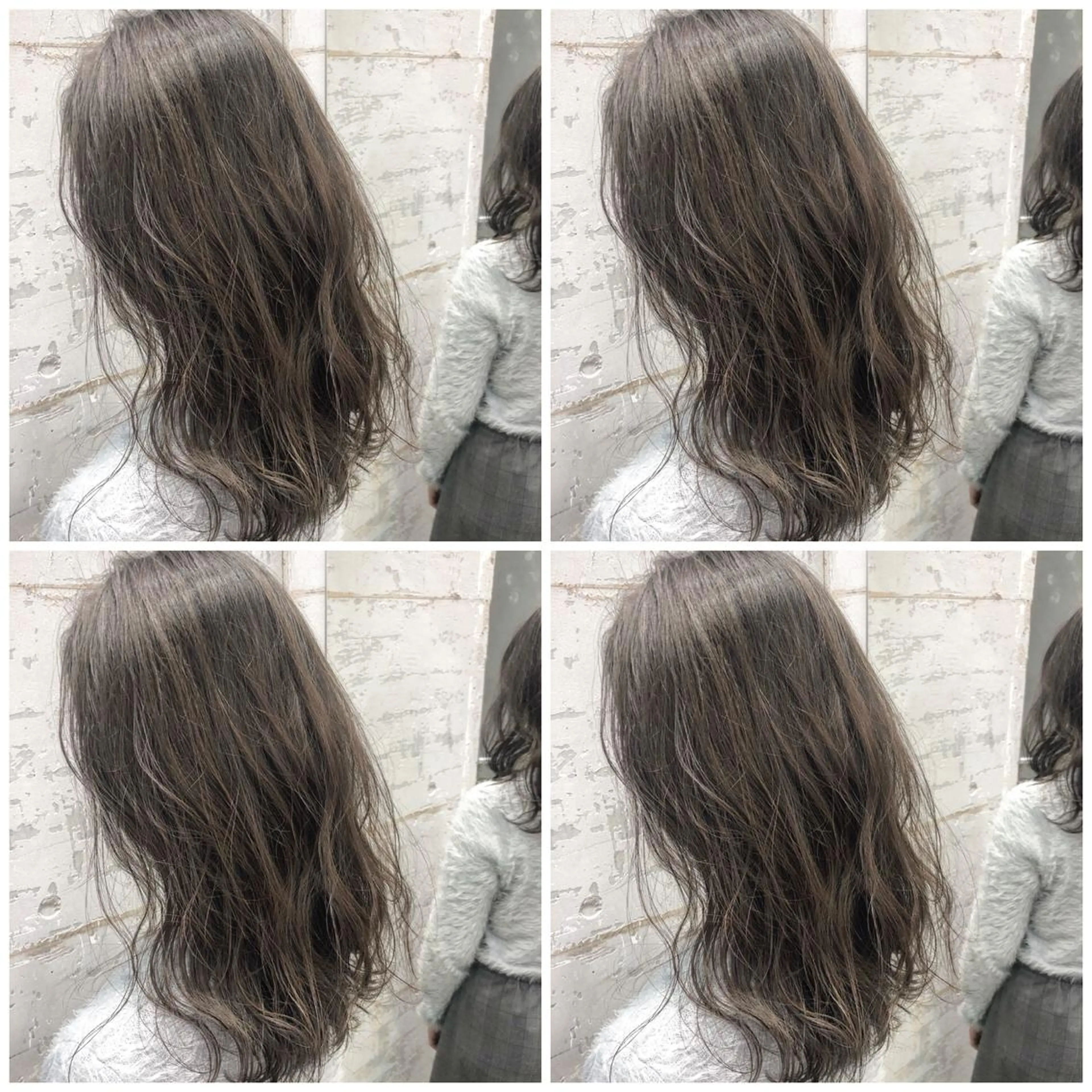 ロング カラー パーマ ヘアアレンジ メンズ メンズブリーチ メンズハイライト 学生（メンズ向け） アッシュ ベージュカラー レイヤー／顔周り 韓国ヘア森田和貴のヘアスタイル