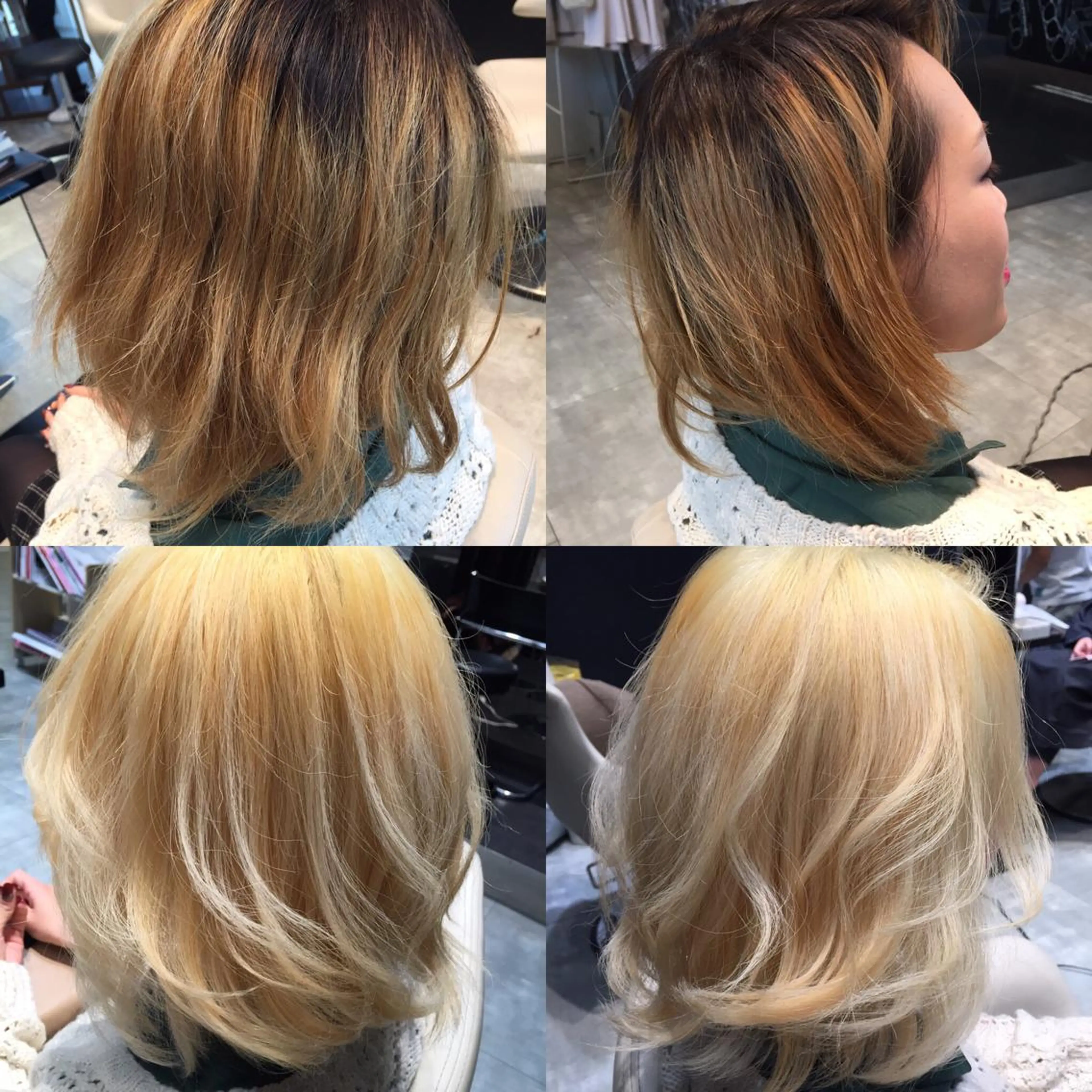 ショート ミディアム セミロング ロング カラー ブリーチ Re:ta KANZOのヘアスタイル