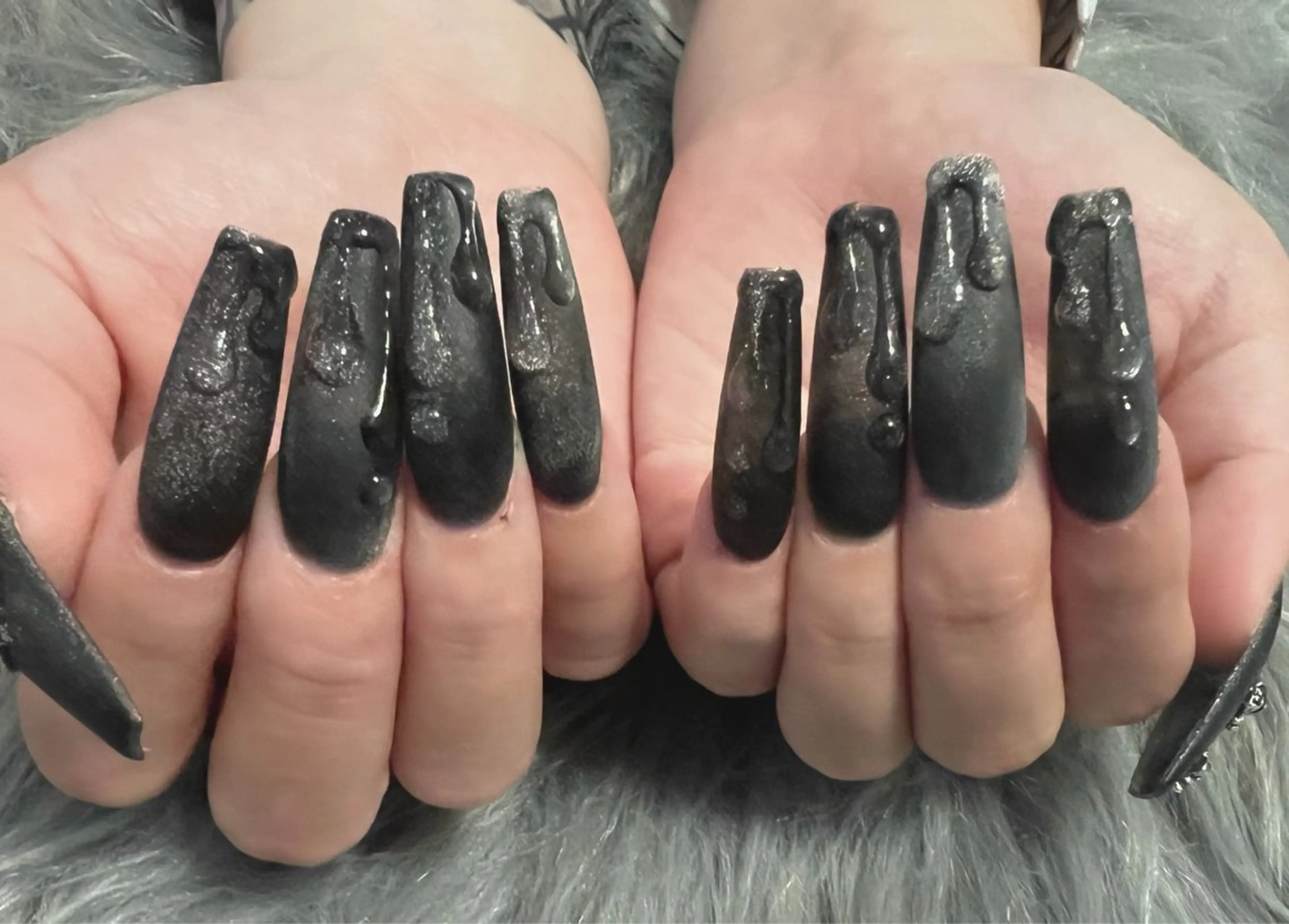 チップ長さだし10本＋ジェルの写真