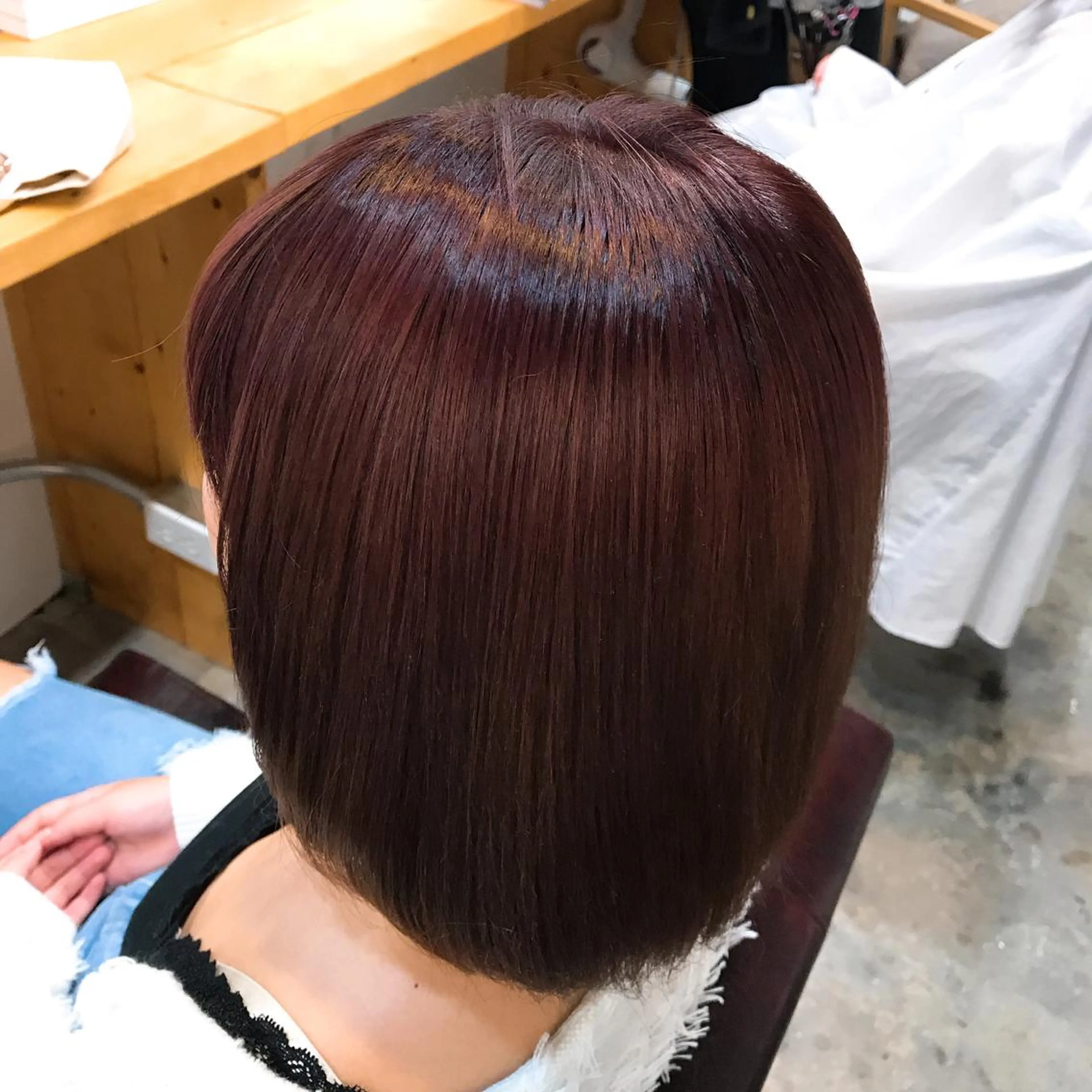 ショート カラー イルミナカラー レッドカラー バイオレットカラー 🌈限定価格🌈 鈴木　瑛輔のヘアスタイル