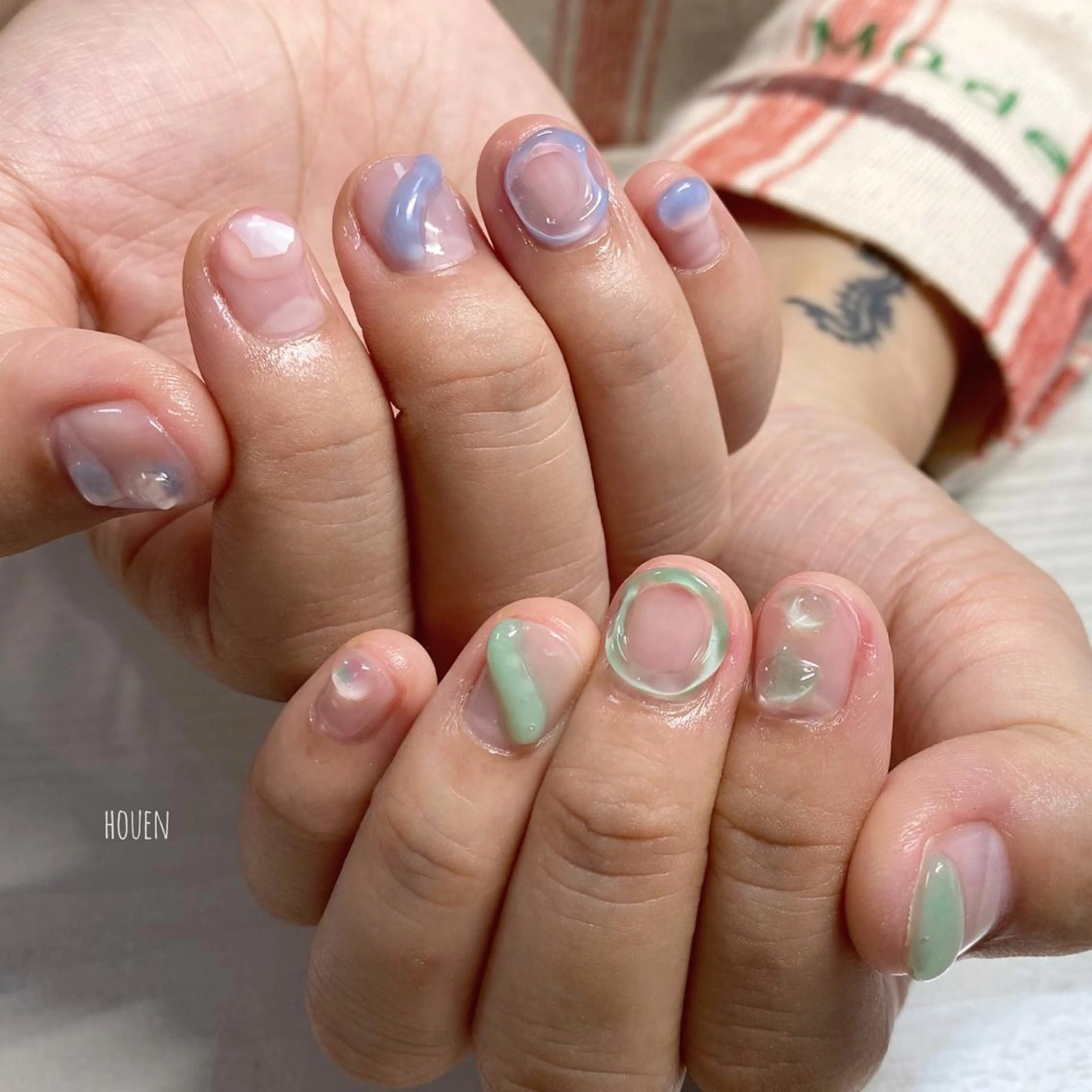 ネイル 持ち込み I P'ink nail salon所属・I pinknail 韓国風·持ち込み専門のネイルデザイン