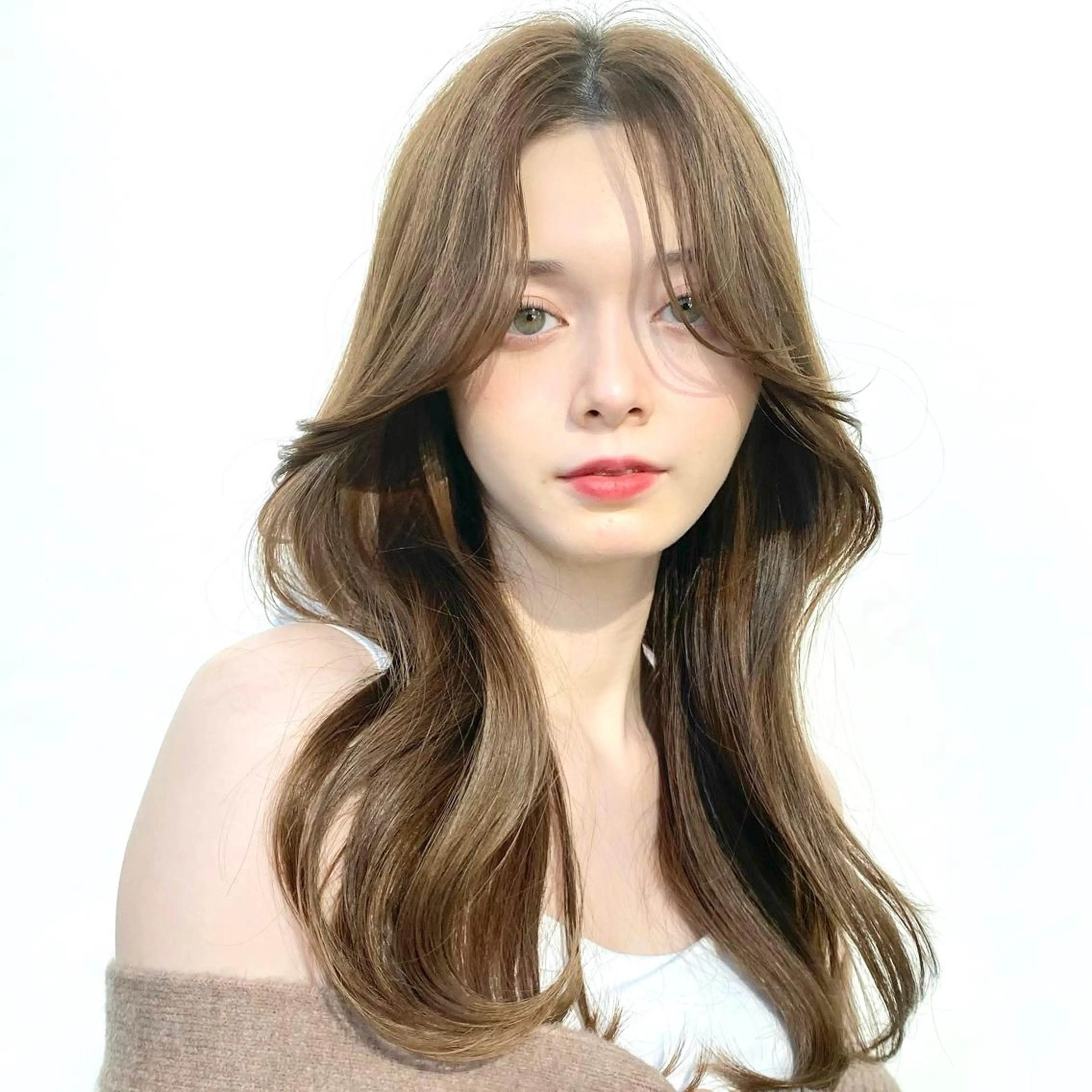 ロング 韓国風ヘア レイヤーカット カット ヘアカラー トリートメント 韓国くびれレイヤー 🇰🇷はづきのヘアスタイル