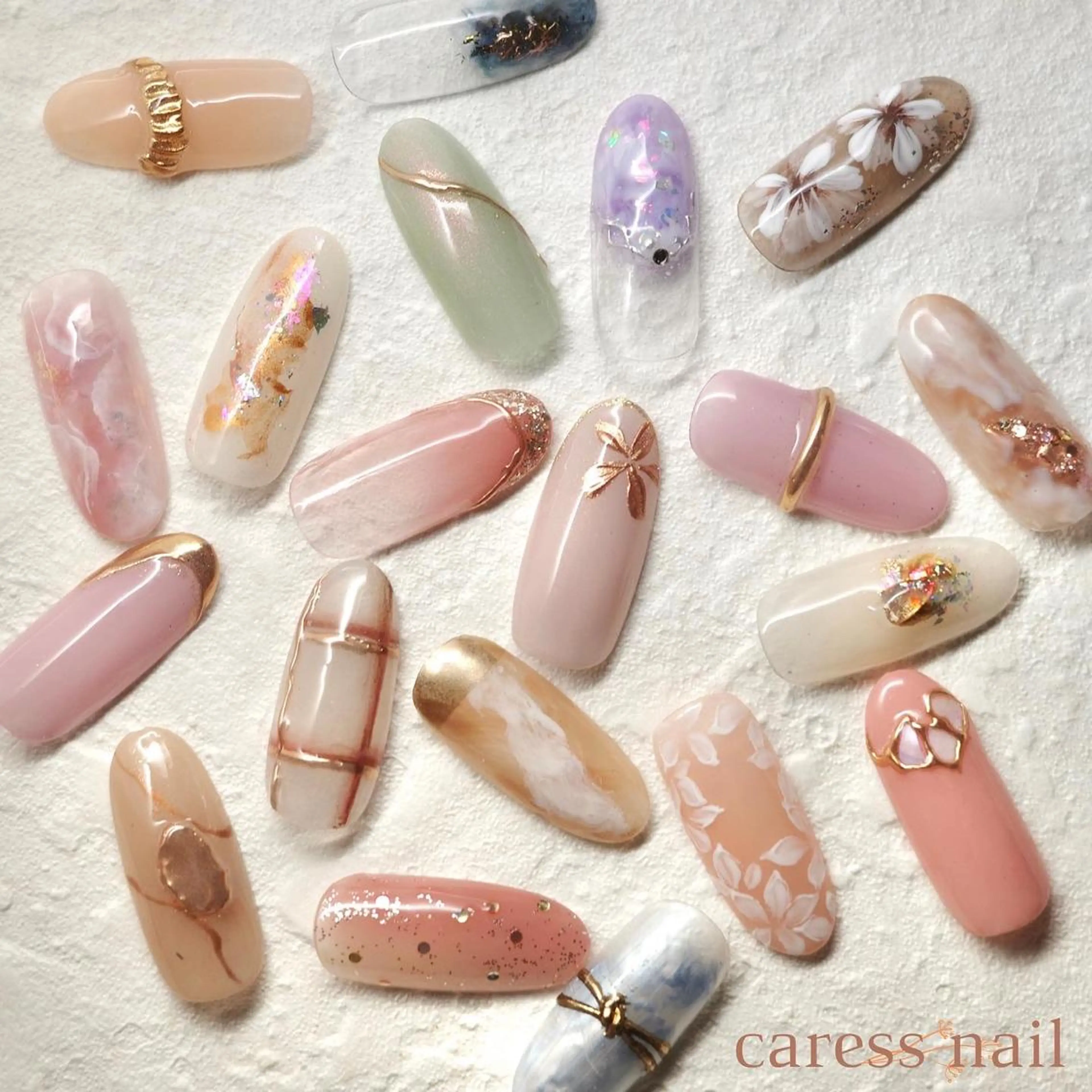 ネイル caress nail カレスネイル 代々木上原所属・カレスネイル さいのネイルデザイン