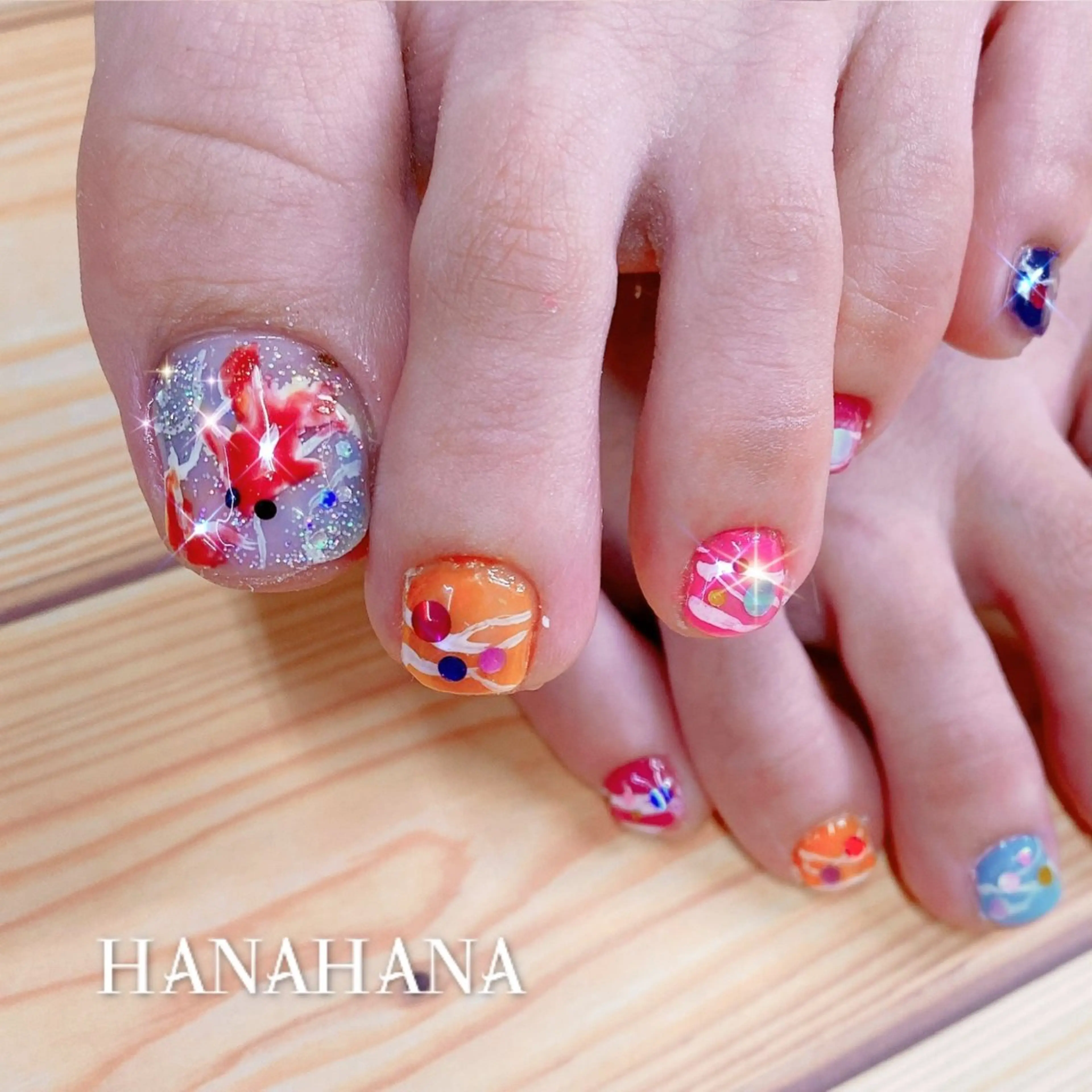 ネイル ジェルネイル HANAHANAのネイルデザイン