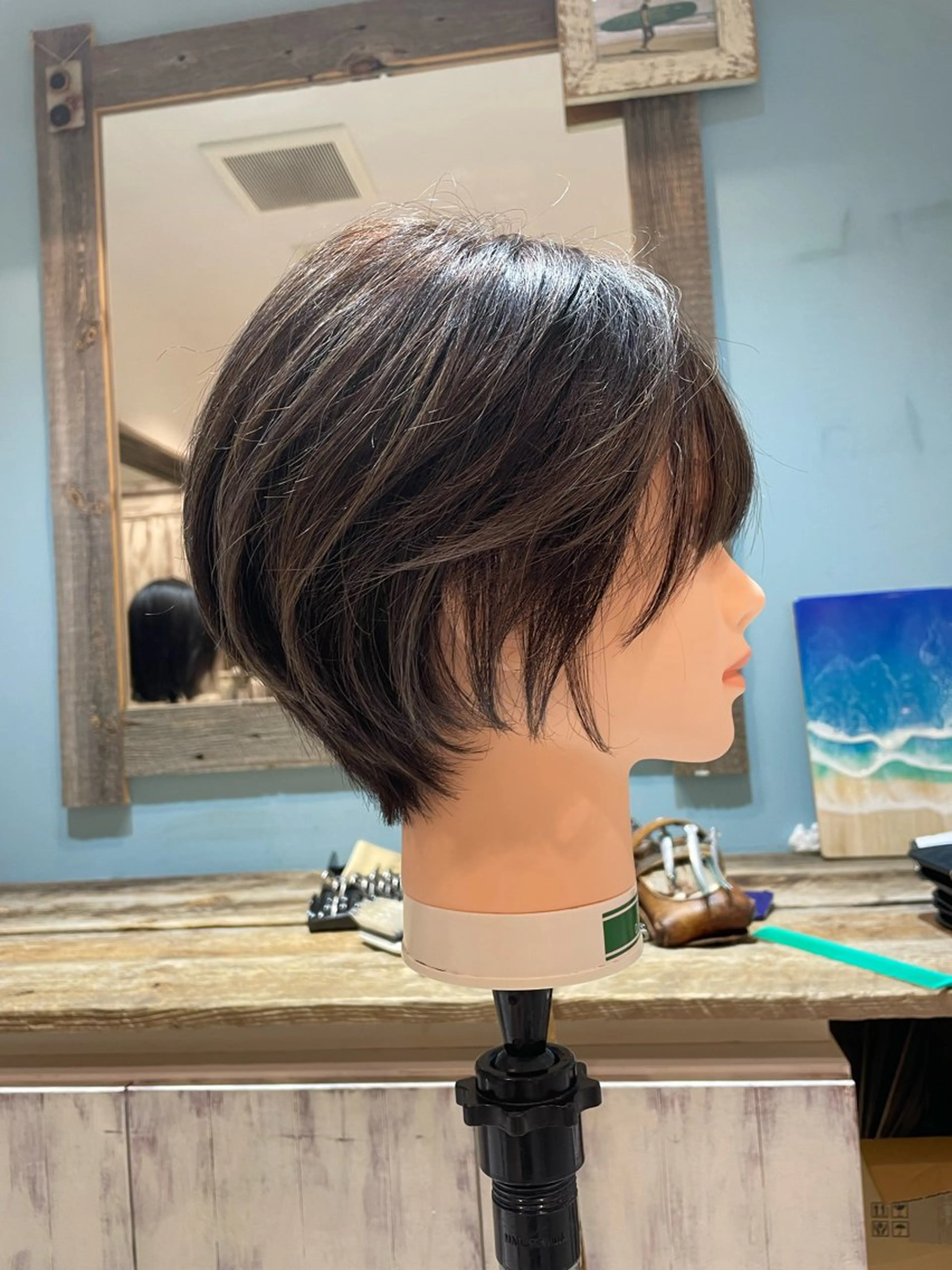 ショート ショートヘア トリートメント liko by maris所属・髪質改善／ブリーチ 宮武　湧斗のヘアスタイル