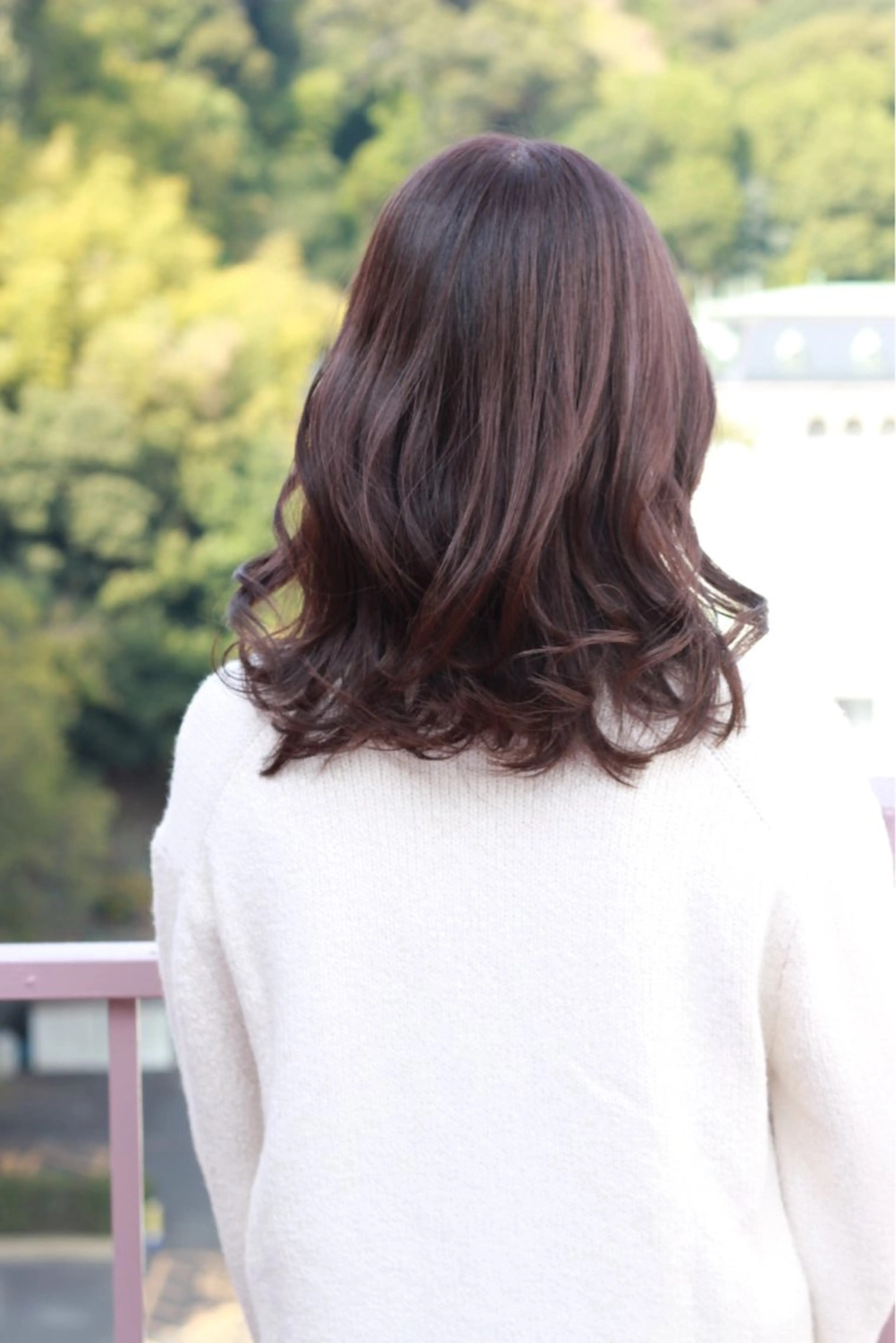 ミディアム カラー グレージュ ラベンダーカラー ラベンダーグレージュ ラベンダーグレー カット ヘアカラー Viage （ビアージュ）のヘアスタイル