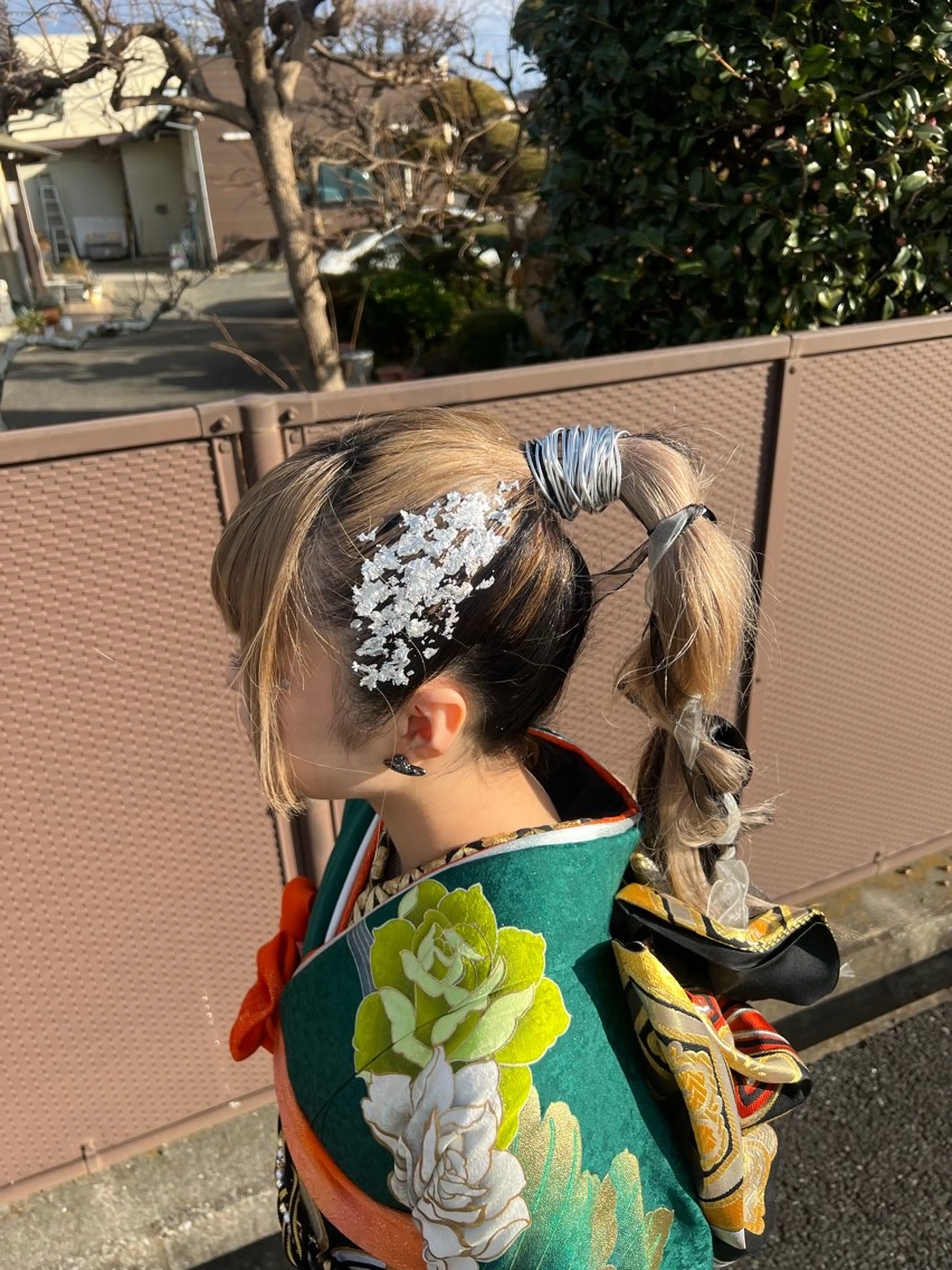 ヘアアレンジ 艶カラー/アレンジ/ はまぐちうみのヘアスタイル