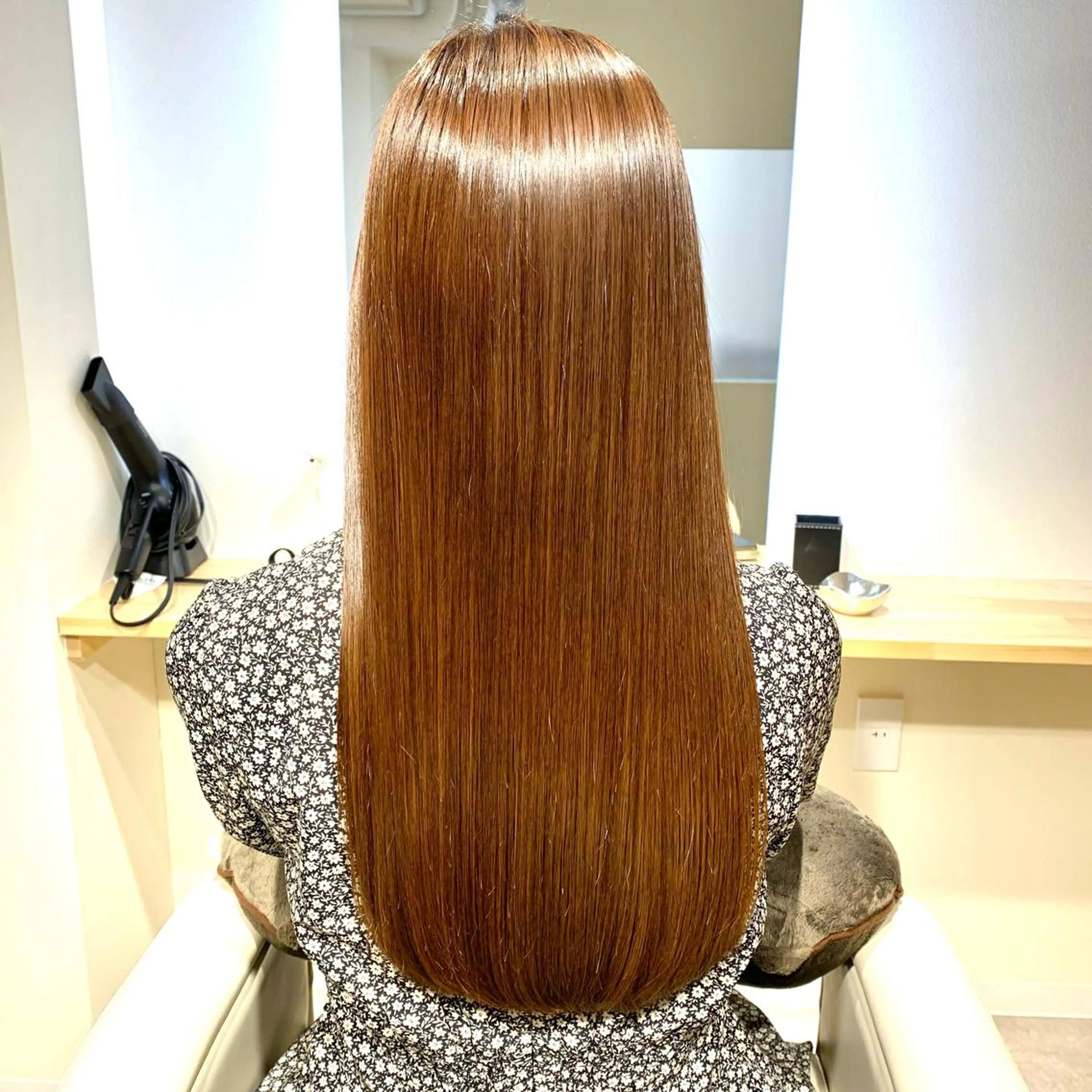 ロング カラー オーガニックカラー ロング トリートメント 酸熱トリートメント 🏆蔵前個室 美容院🏆　大川月央のヘアスタイル