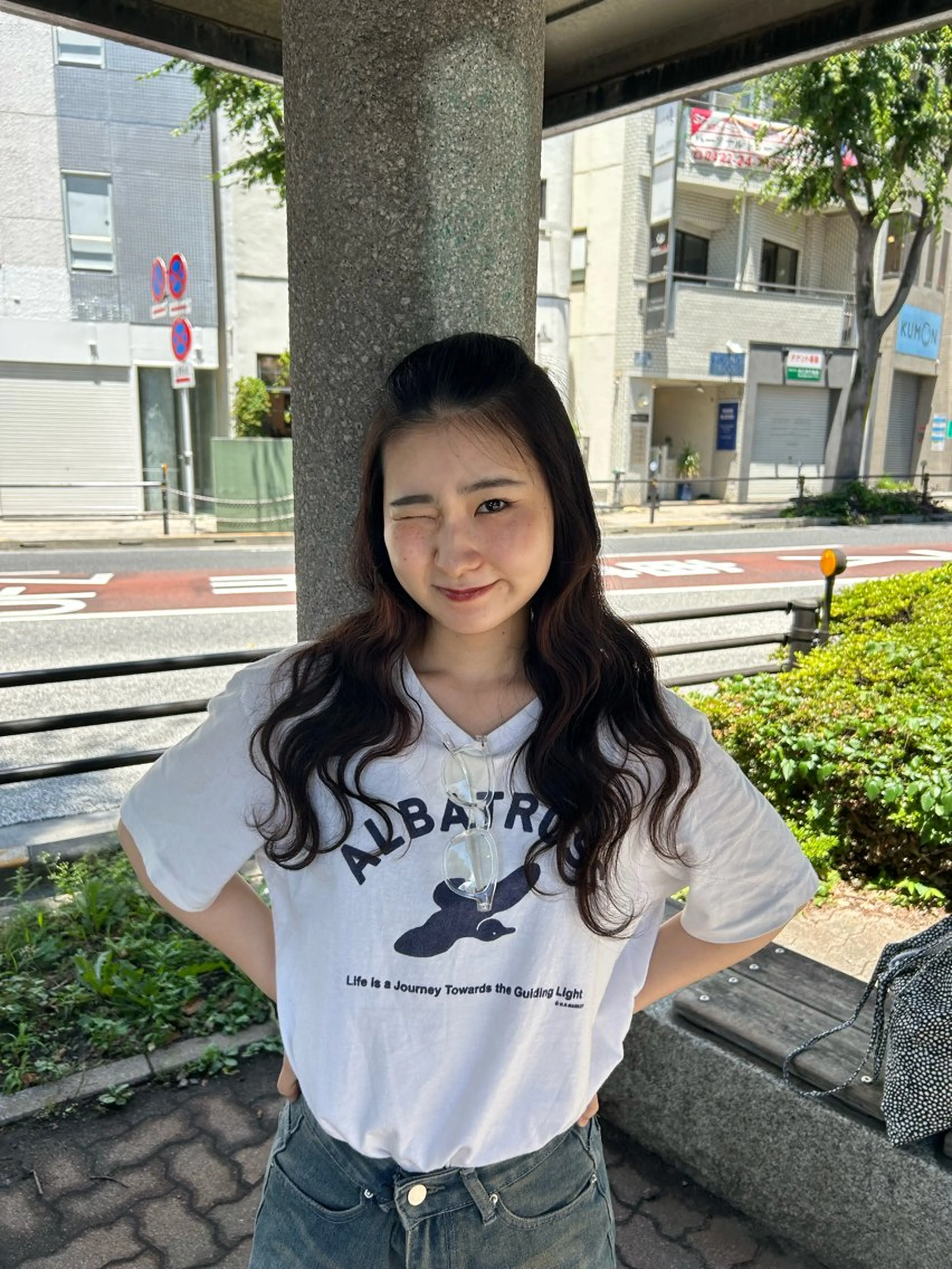 ロング レイヤー/マツエク 💋𝑨𝑵𝑵𝑨のヘアスタイル