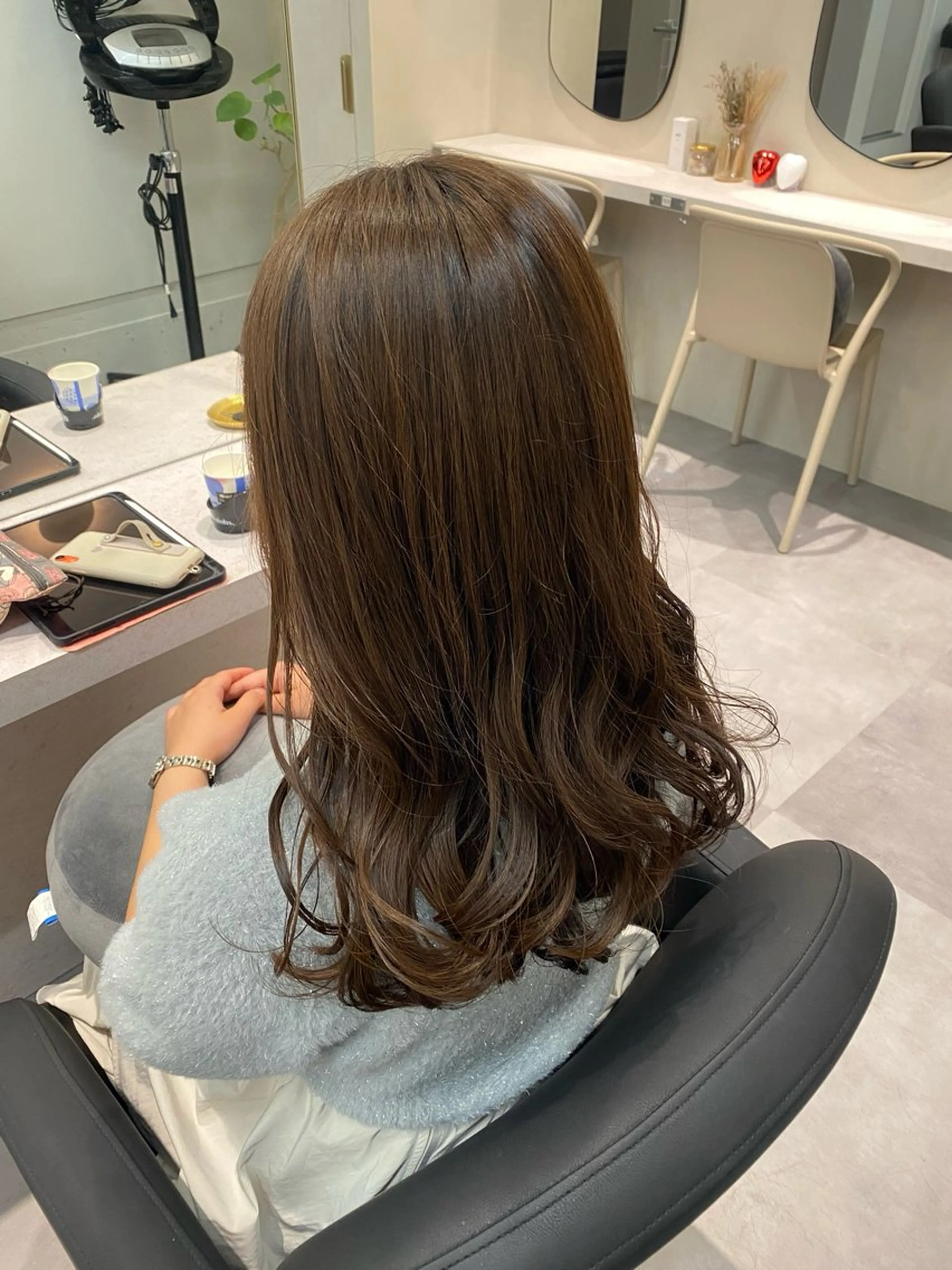 セミロング カラー カット ヘアカラー トリートメント 髪質改善/艶カラー /梅田/菅野🌟のヘアスタイル