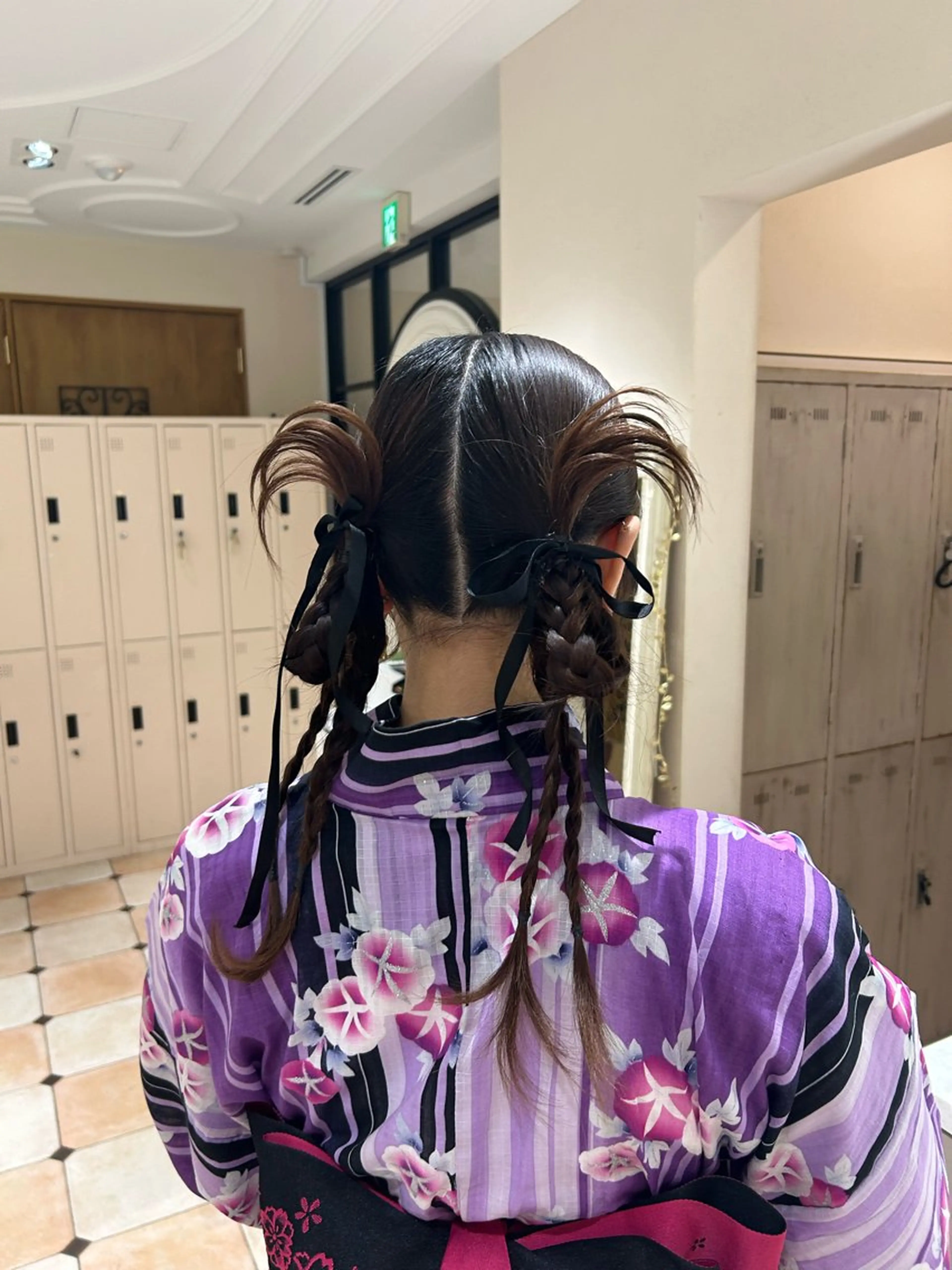 ヘアアレンジ 浴衣 和田 茉日琉のヘアスタイル