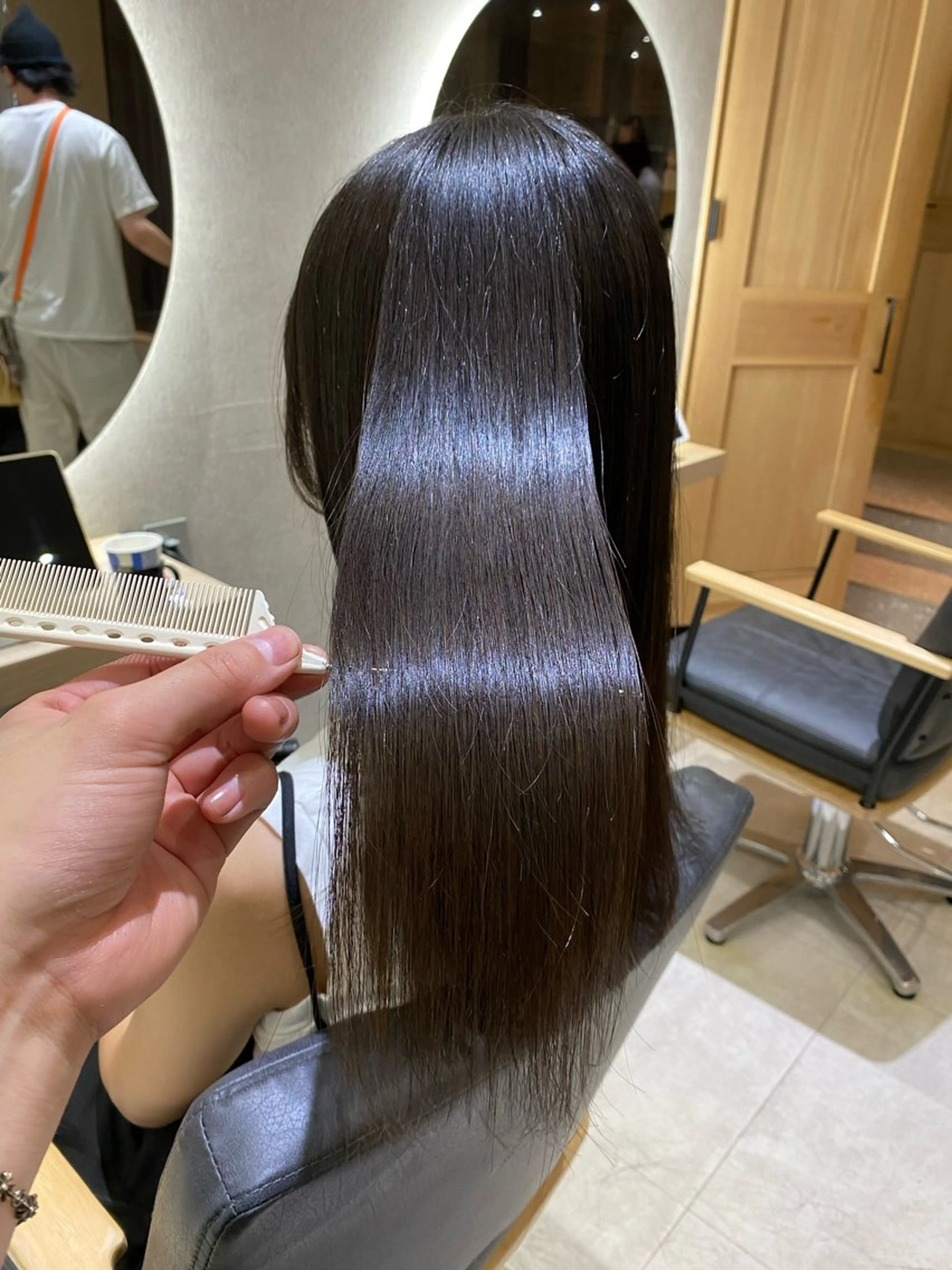 ロング トリートメント men'ssalon Zina天神所属・✨髪質改善/顔周りカ ット/縮毛矯正✨三隅のヘアスタイル