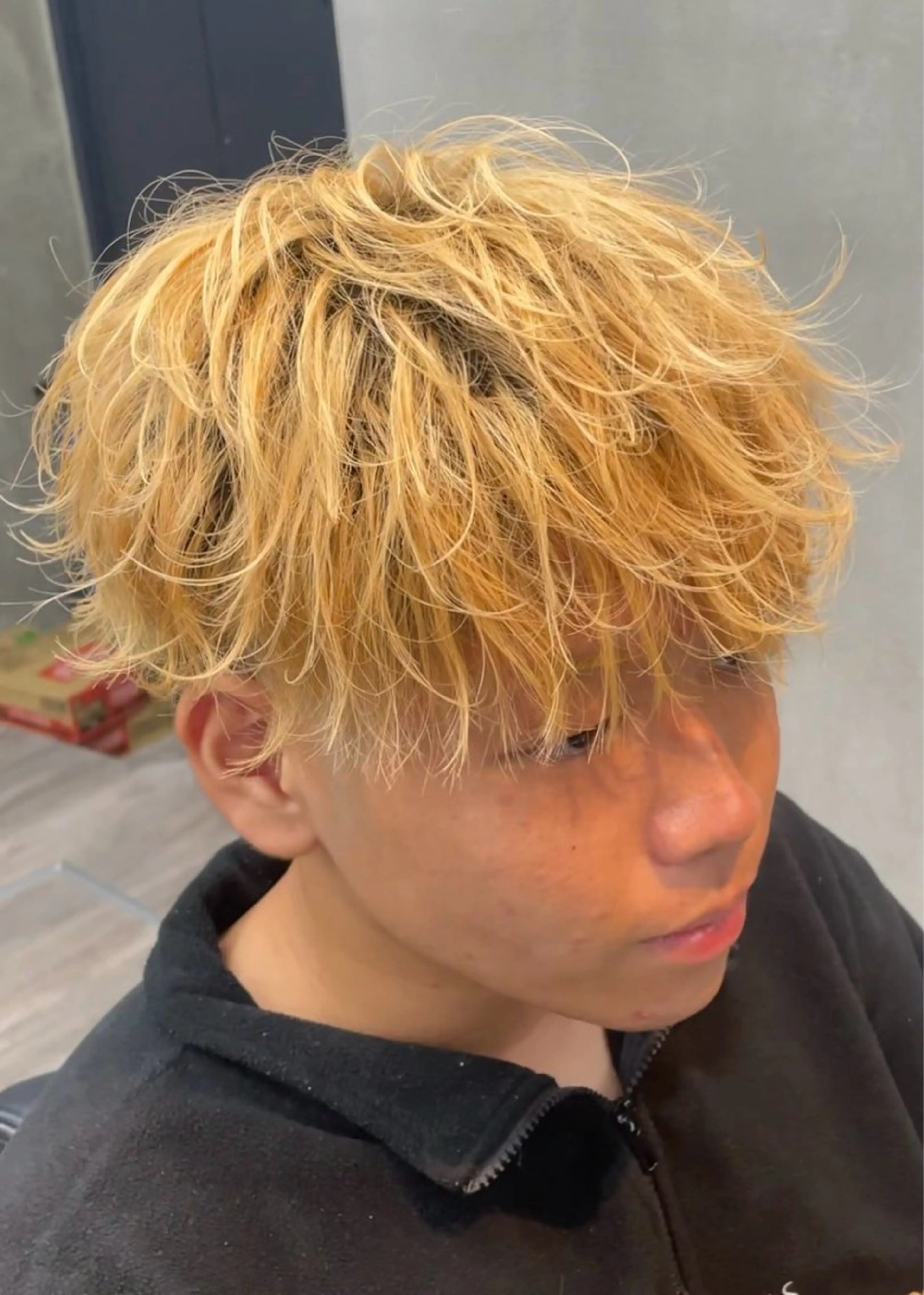 ショート メンズ 💈メッシュパーマ 特化💈ユウマ💈のヘアスタイル