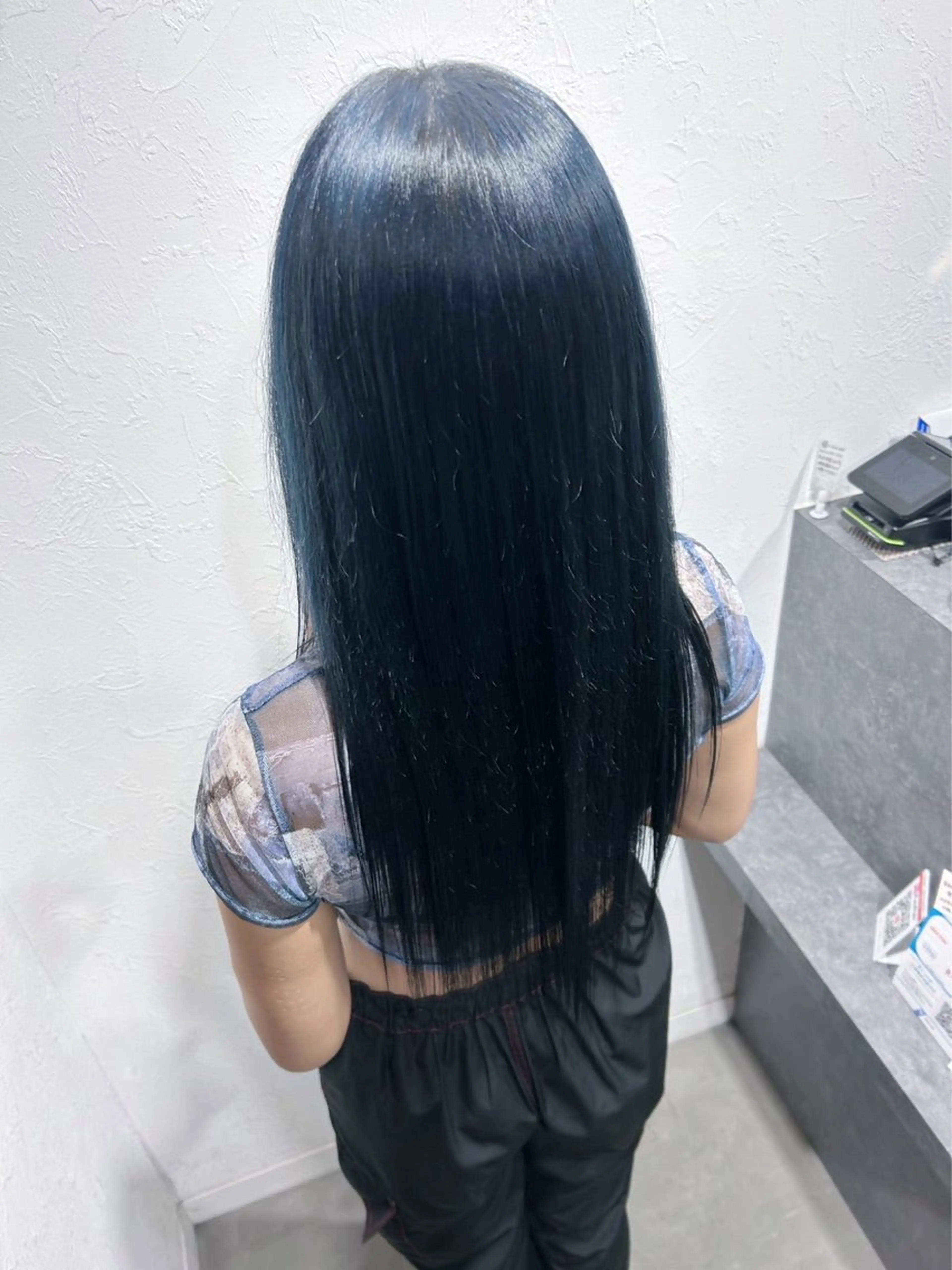 ロング ロング ヘアカラー 艶カラー/レイヤー /メンズ/マツエクのヘアスタイル