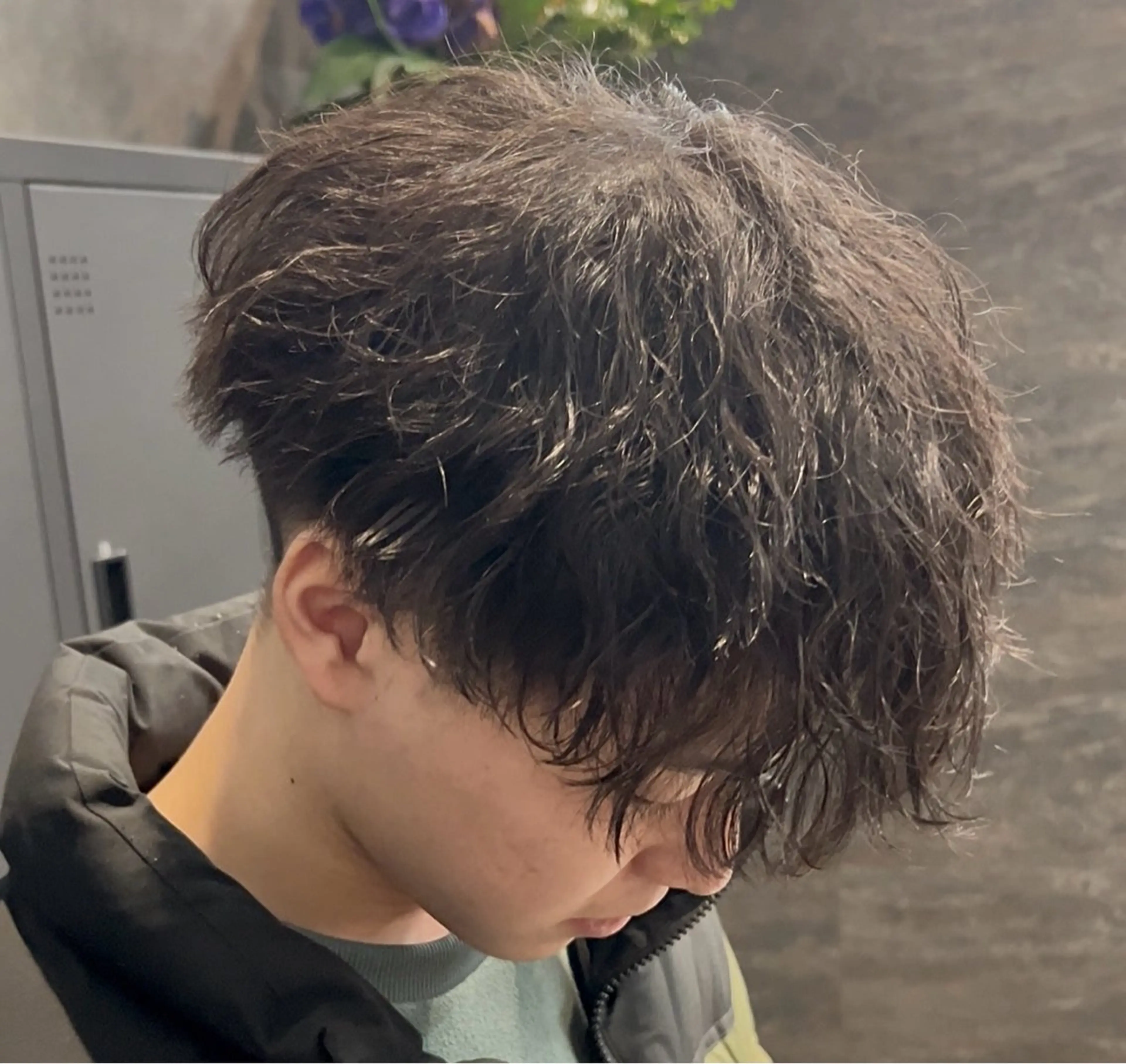 ショート パーマ メンズ メンズパーマ 波巻きパーマ カット パーマ メンズウルフ特化🐺 🔥長山耕大🔥のヘアスタイル