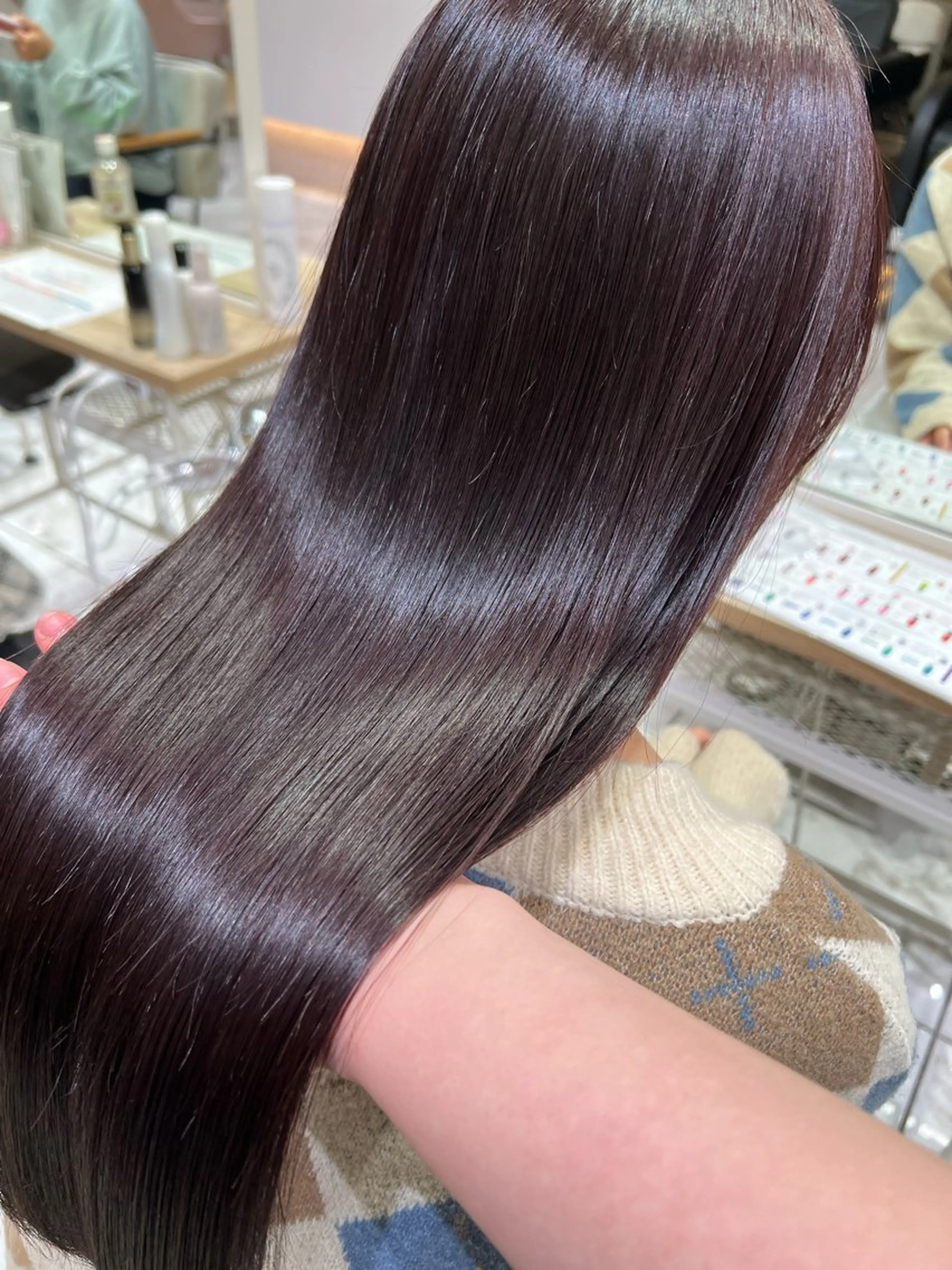 ロング ピンクラベンダー 髪質改善 トリートメント ヘアカラー トリートメント オシャレデザイン 🧺🪽/SHUNOのヘアスタイル