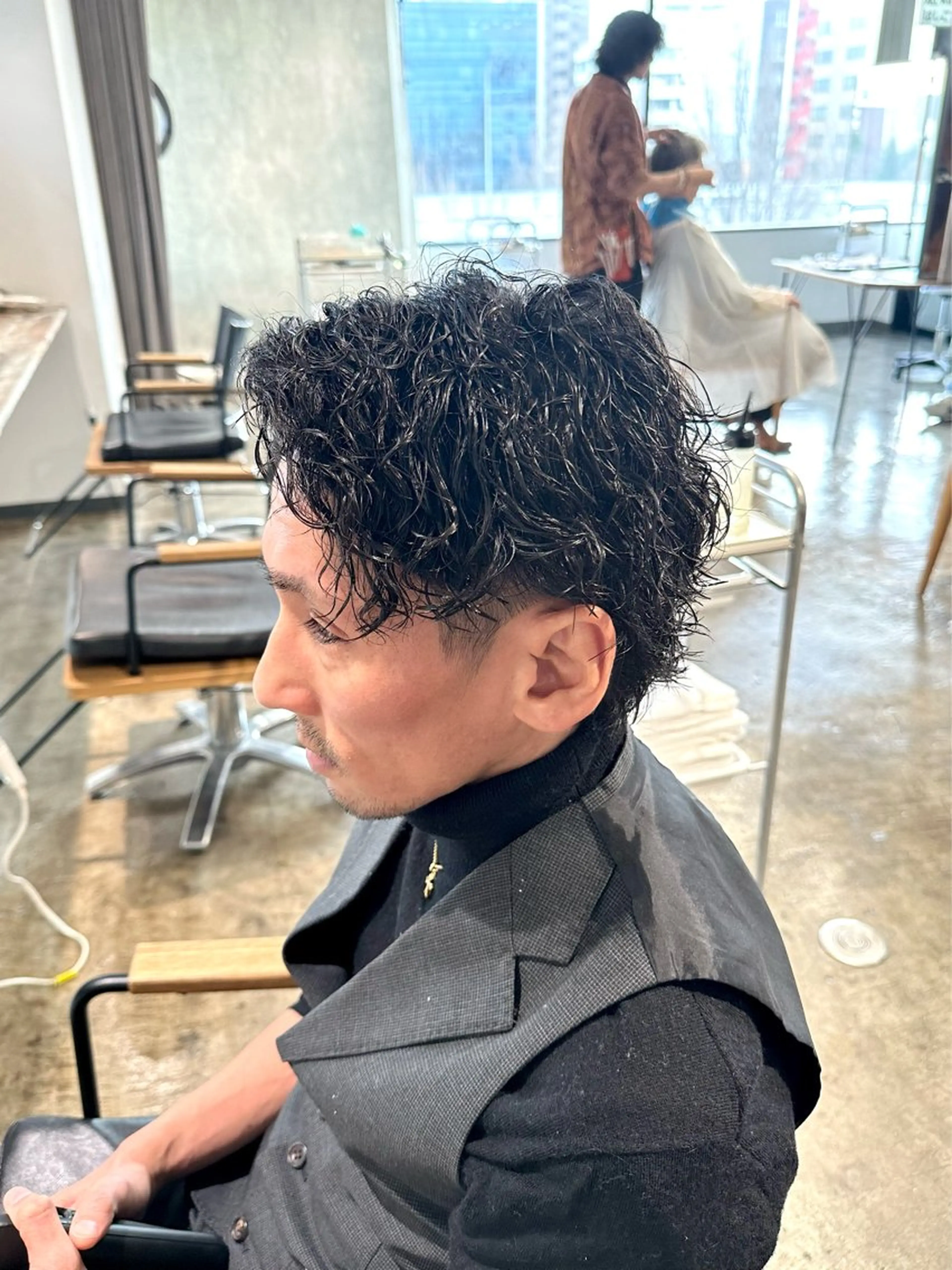 メンズ メンズパーマ メンズツイストパーマ 波巻きパーマ ツイストパーマ カット ヘアカラー パーマ トリートメント 骨格補正施術/メンズ 専門美容師/YUYAのヘアスタイル