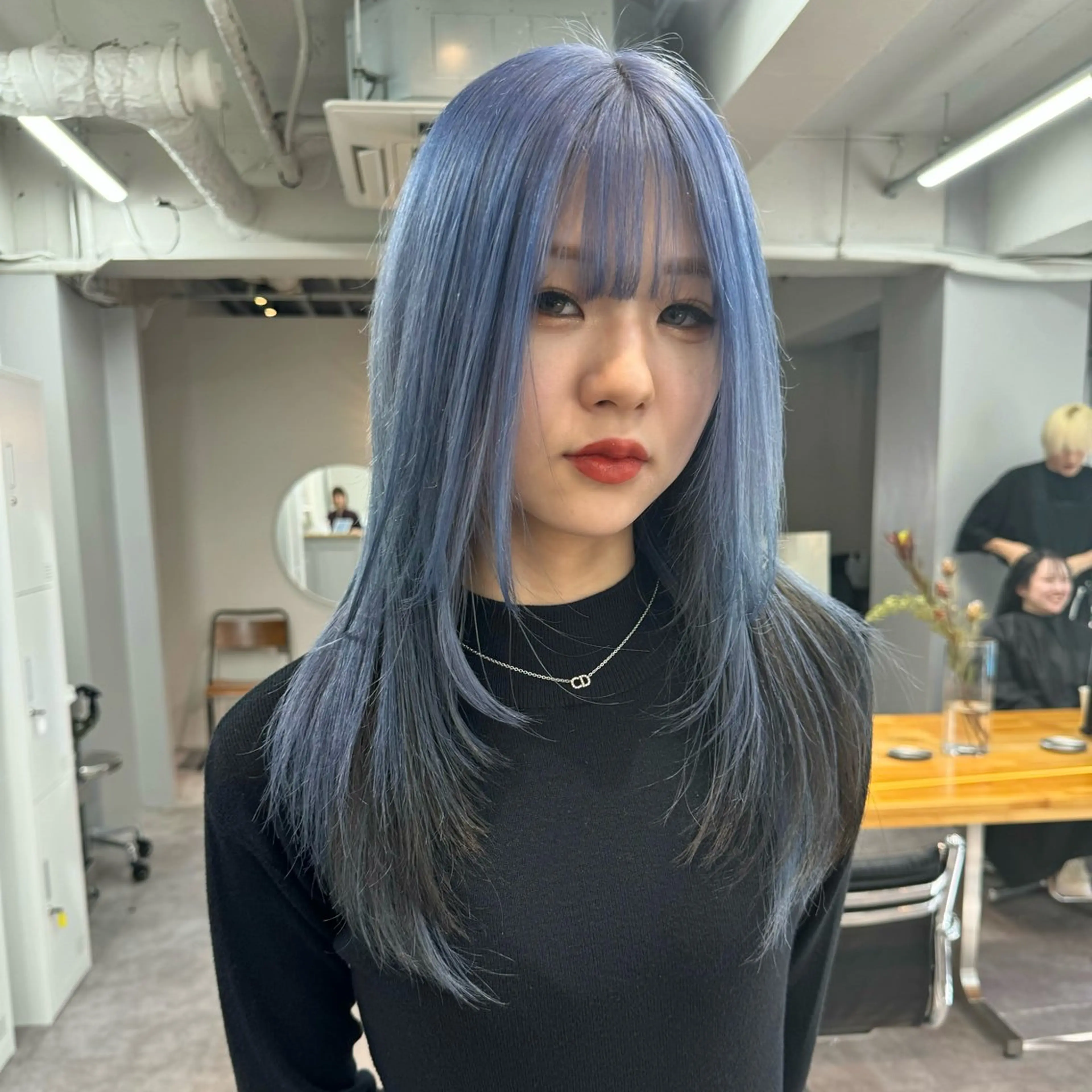 ロング カラー Neolive Luca　御茶ノ水店所属・透明カラー/韓国風 Subaruのヘアスタイル