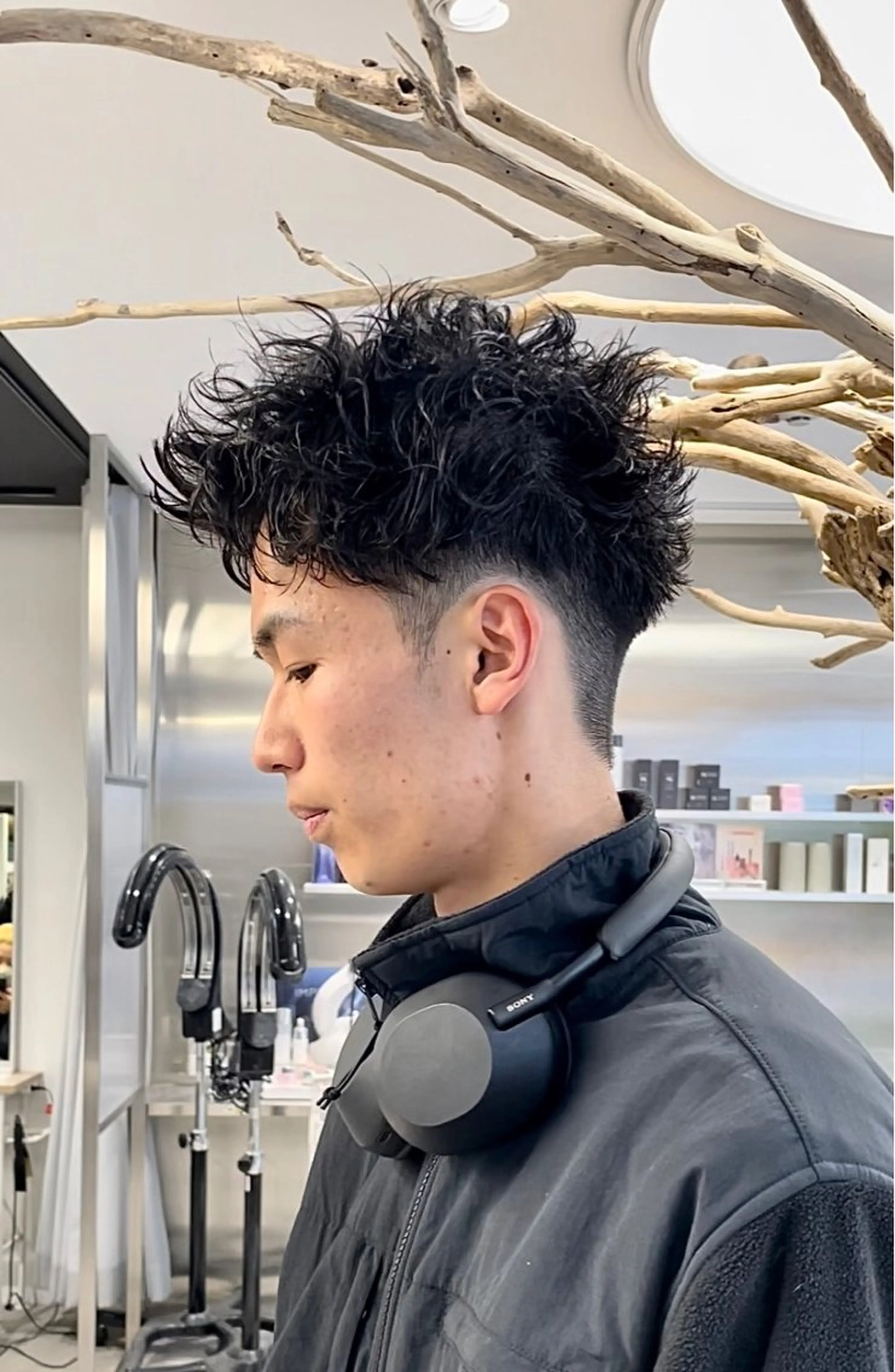 ショート パーマ メンズ カット パーマ 【圧倒的センス】 まる/メンズカラーのヘアスタイル