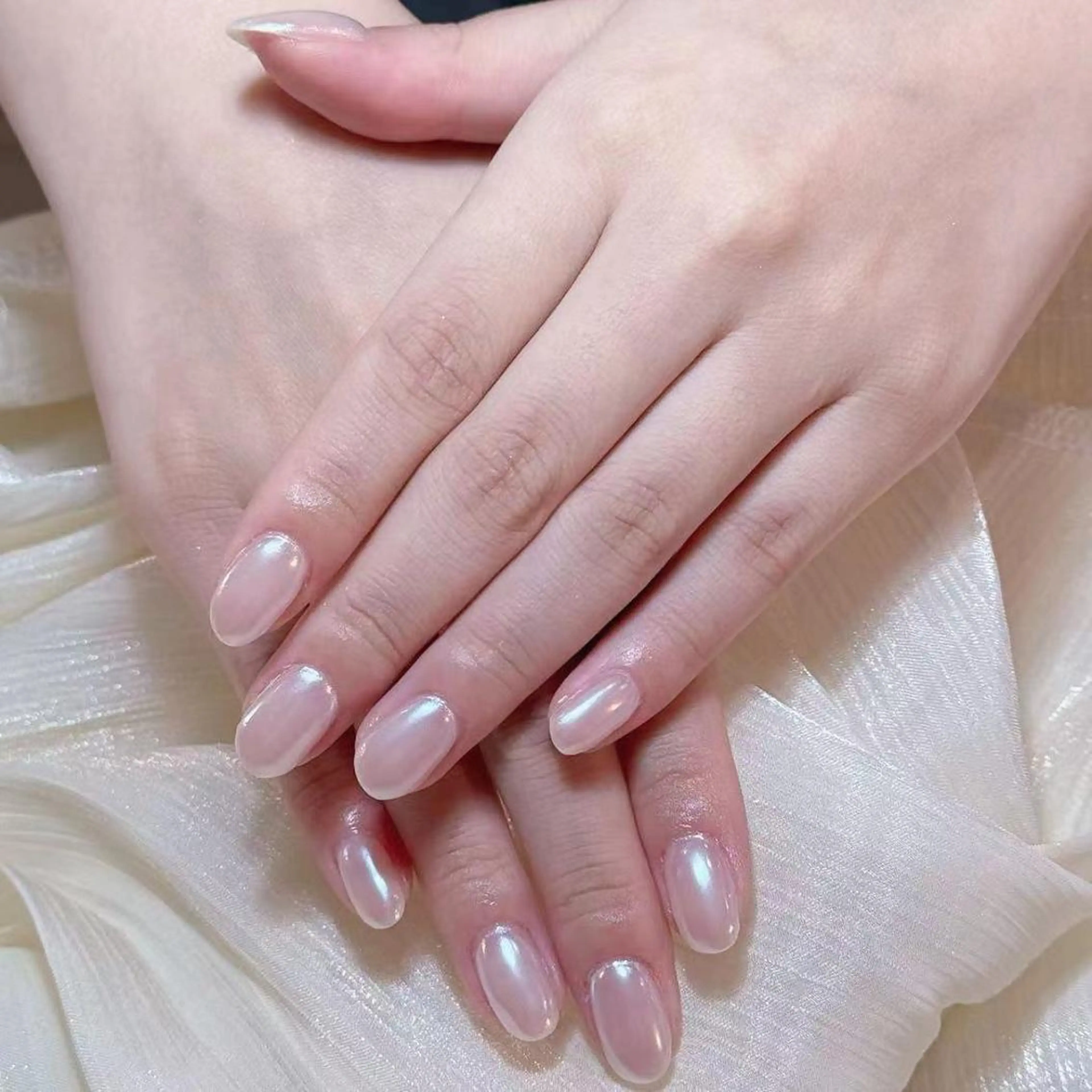 ネイル アートネイル オーロラネイル ガーリー キラキラネイル マグネットネイル DIAMOND NailStudioのネイルデザイン