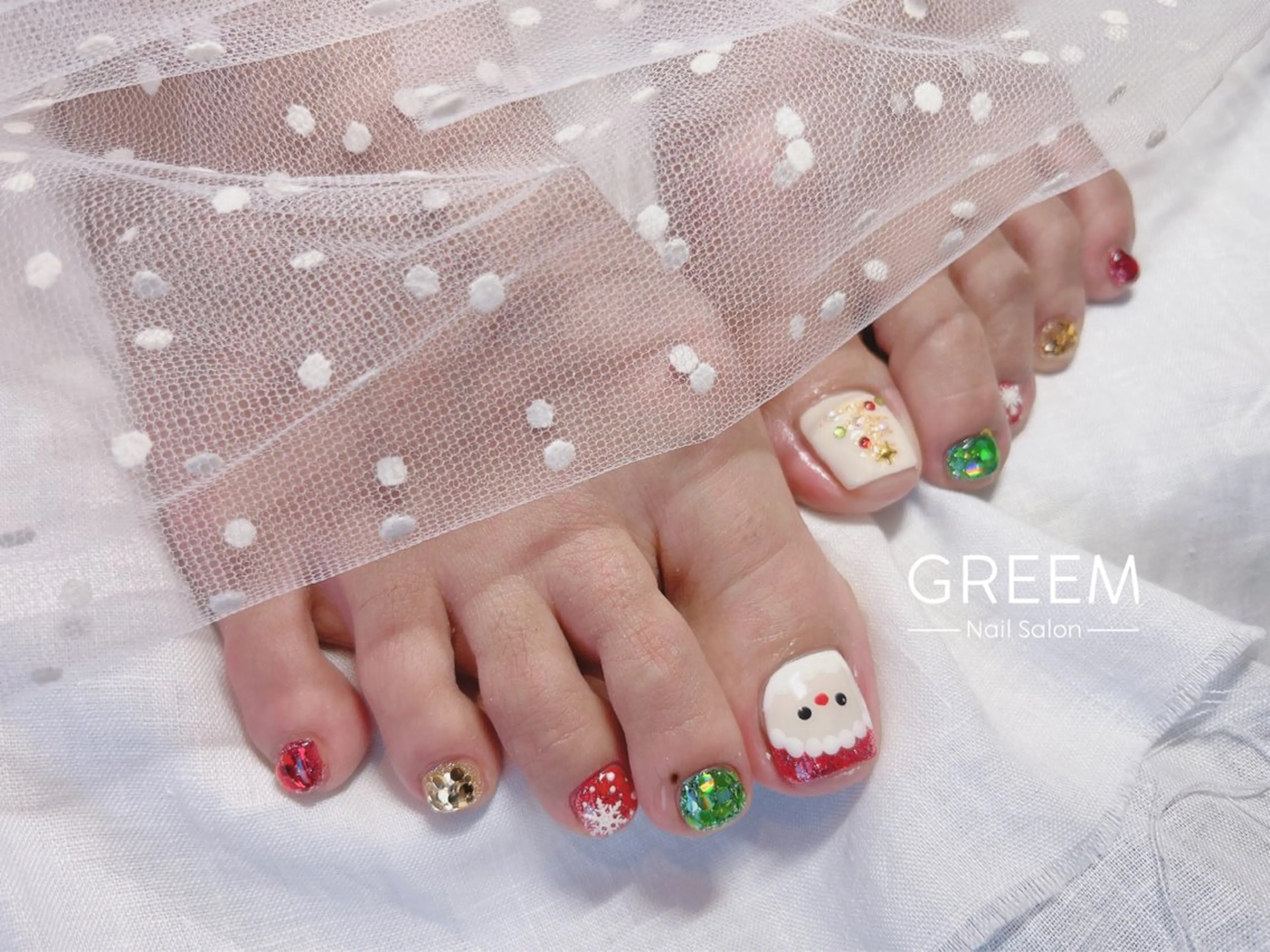 ネイル フラッシュネイル ジェルネイル 水色 マグネットネイル 持ち込み GREEM グリームのネイルデザイン