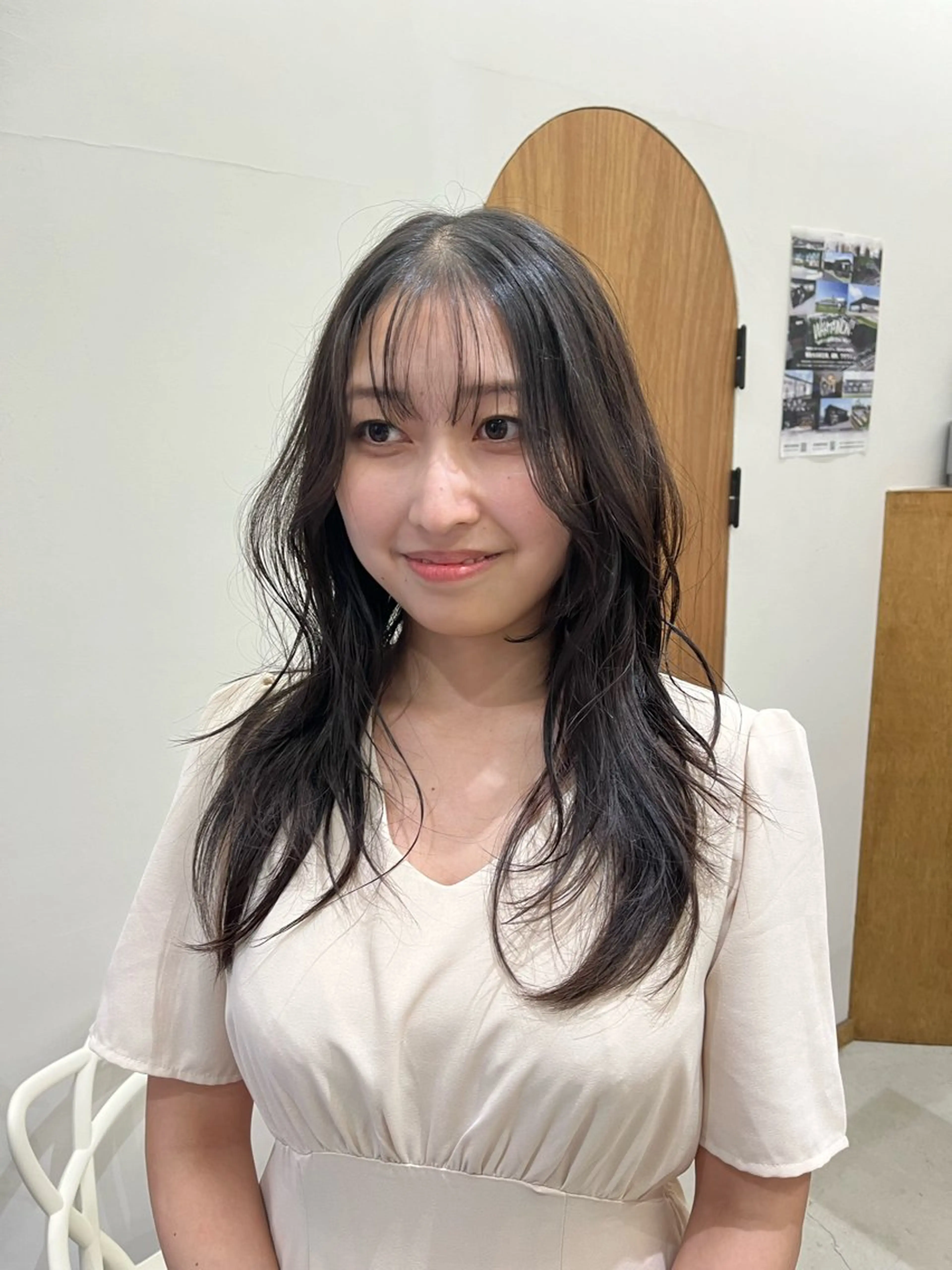 ロング カラー レイヤーカット カット ヘアカラー miyu /レイヤー/ブリーチのヘアスタイル