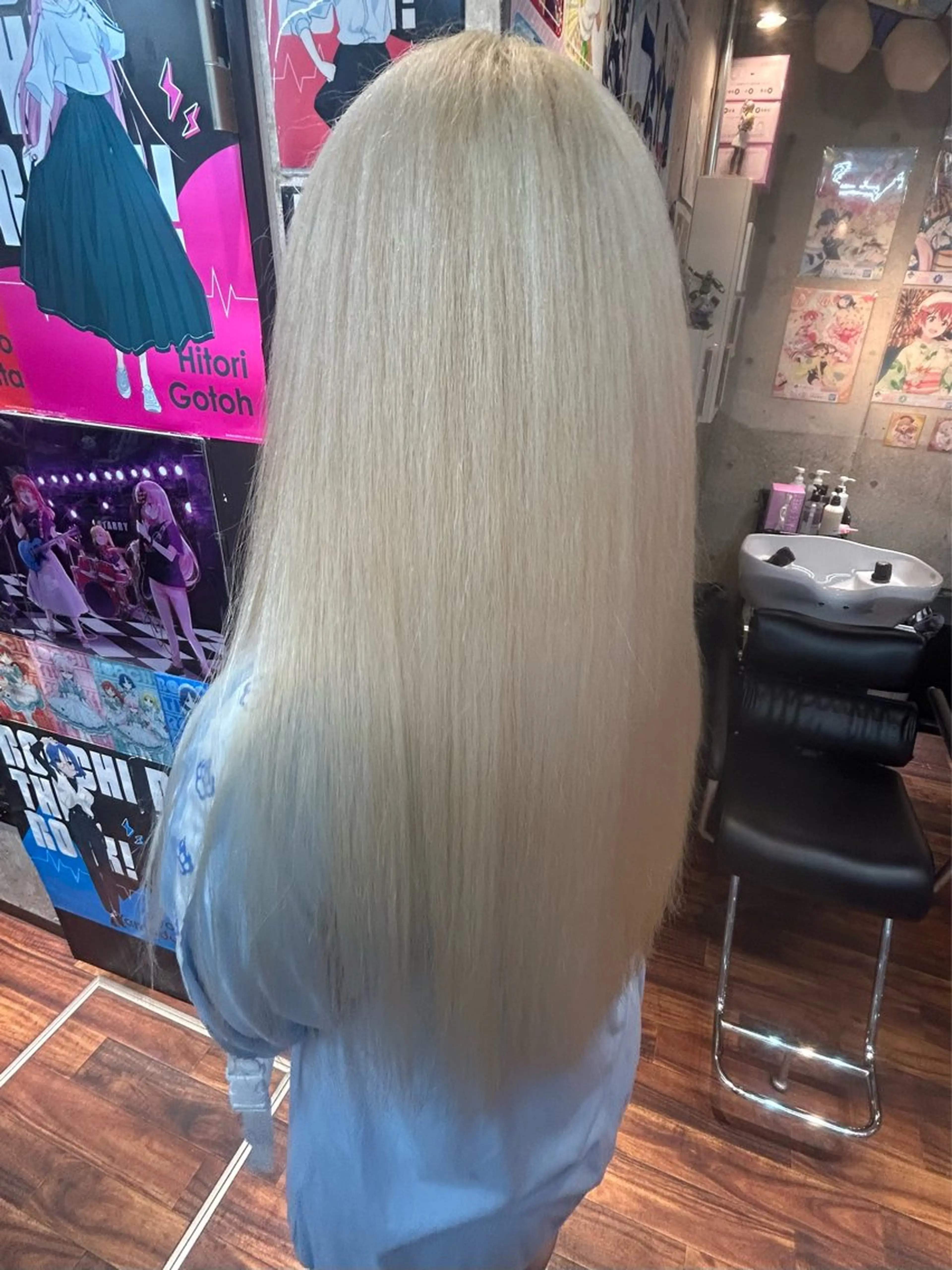 ロング カラー 地雷系/サブカル/ ハイトーン/がーたんのヘアスタイル