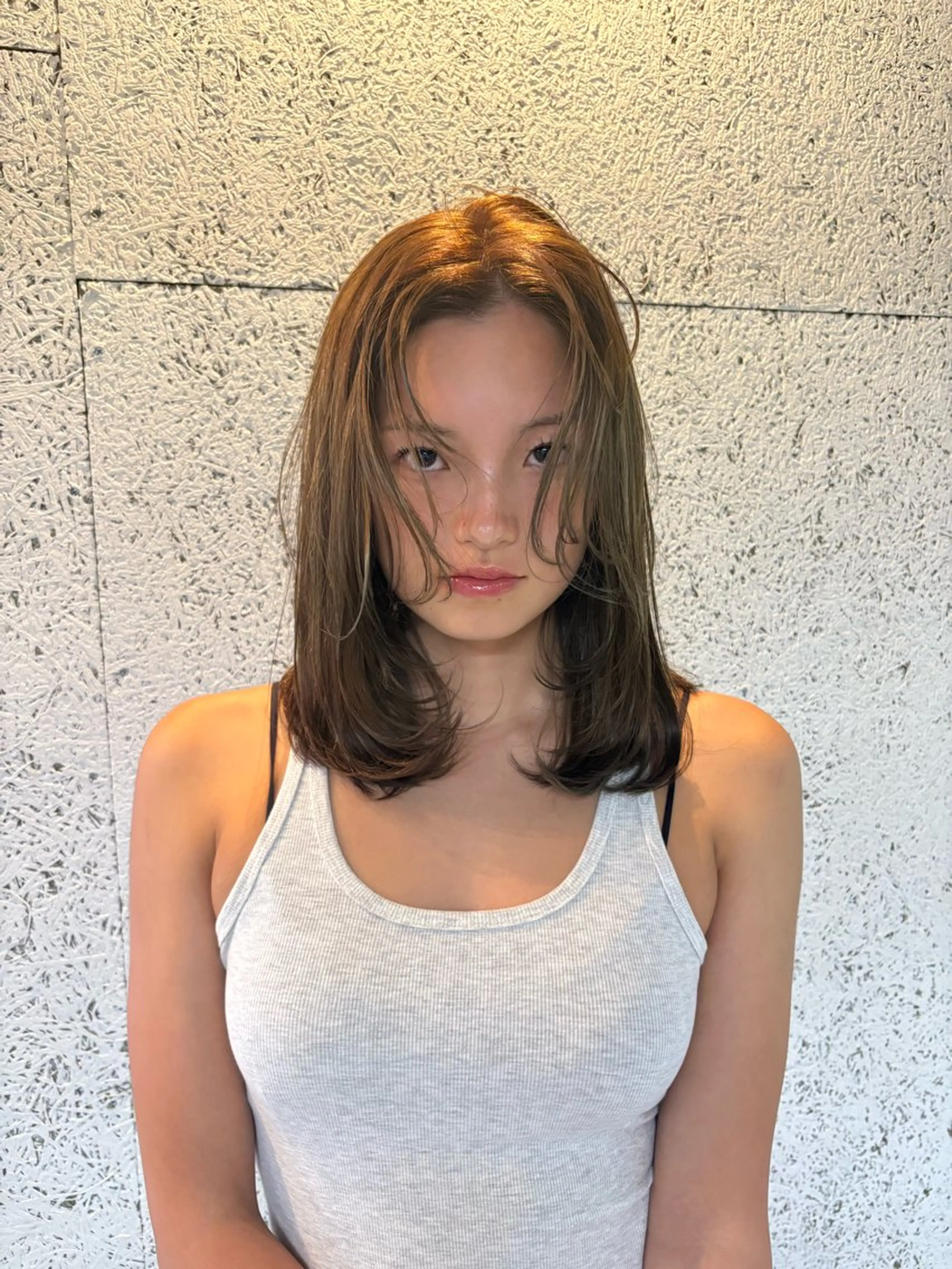 セミロング カラー Steed Tokyo所属・Steed /立川/ レイヤー/futahのヘアスタイル