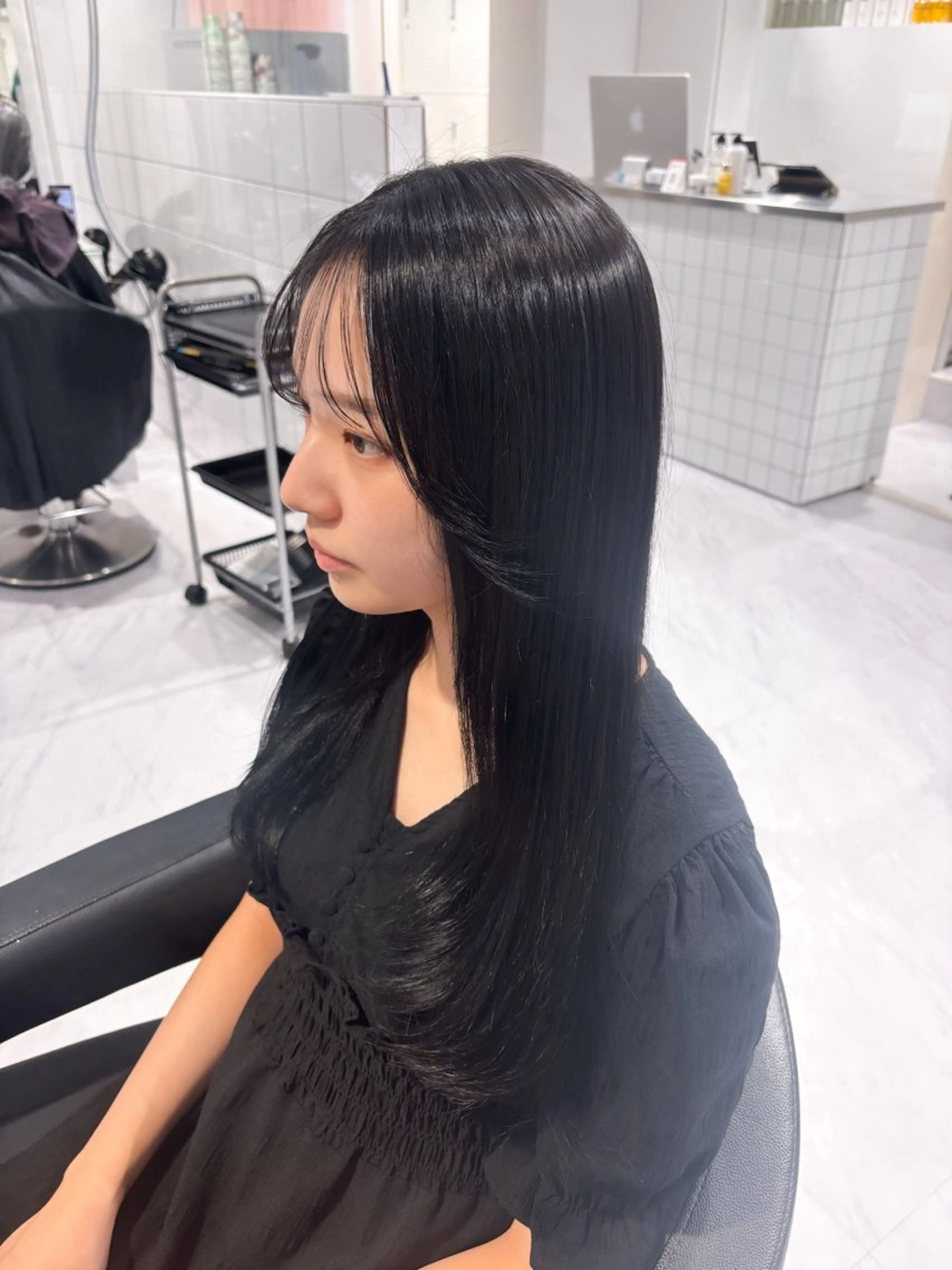 ロング カラー ヘアカラー トリートメント 髪質改善🩰透明感カ ラー🎀hinanoのヘアスタイル