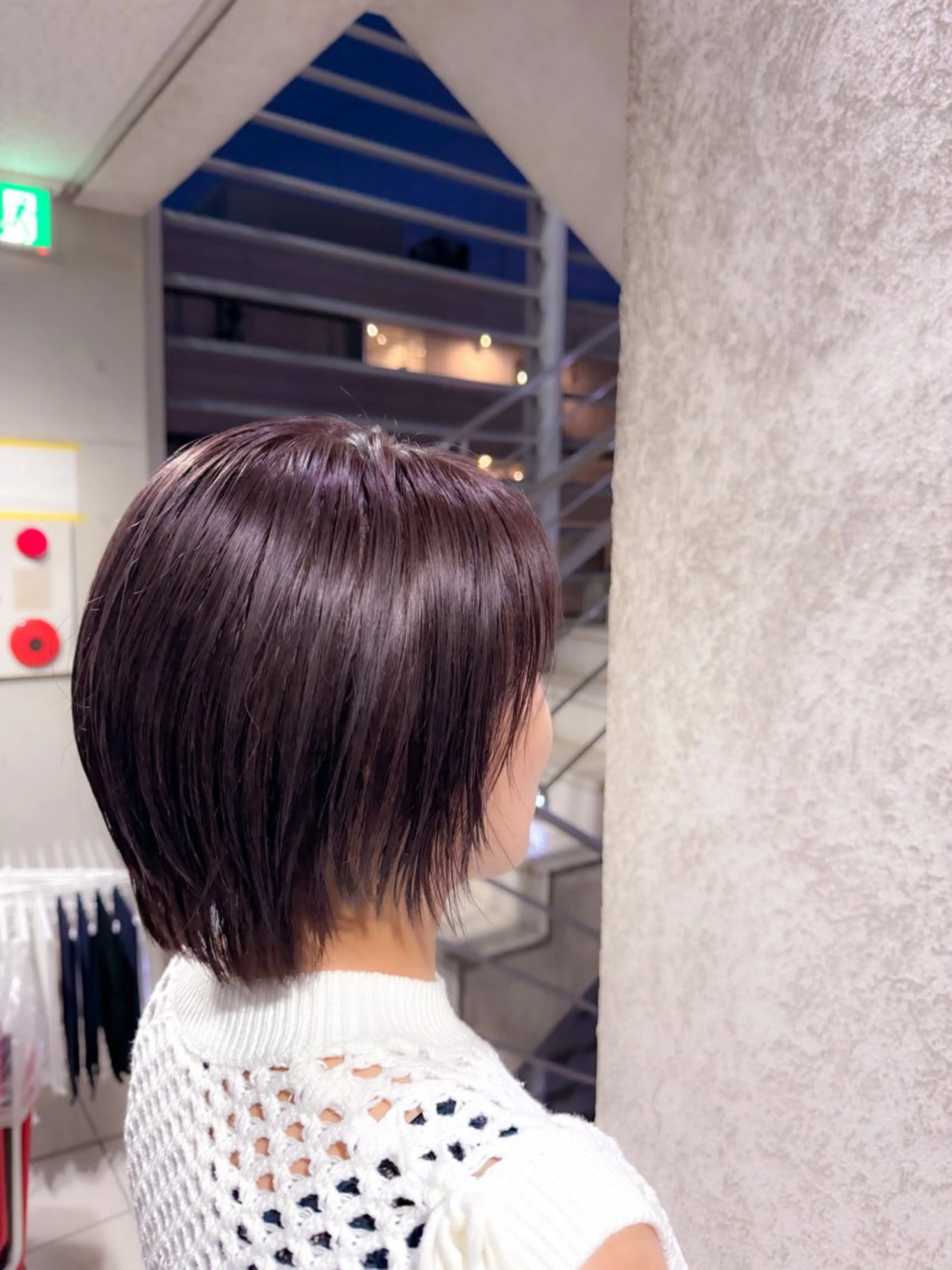 ショート ヘアカラー 椎葉 祐也のヘアスタイル