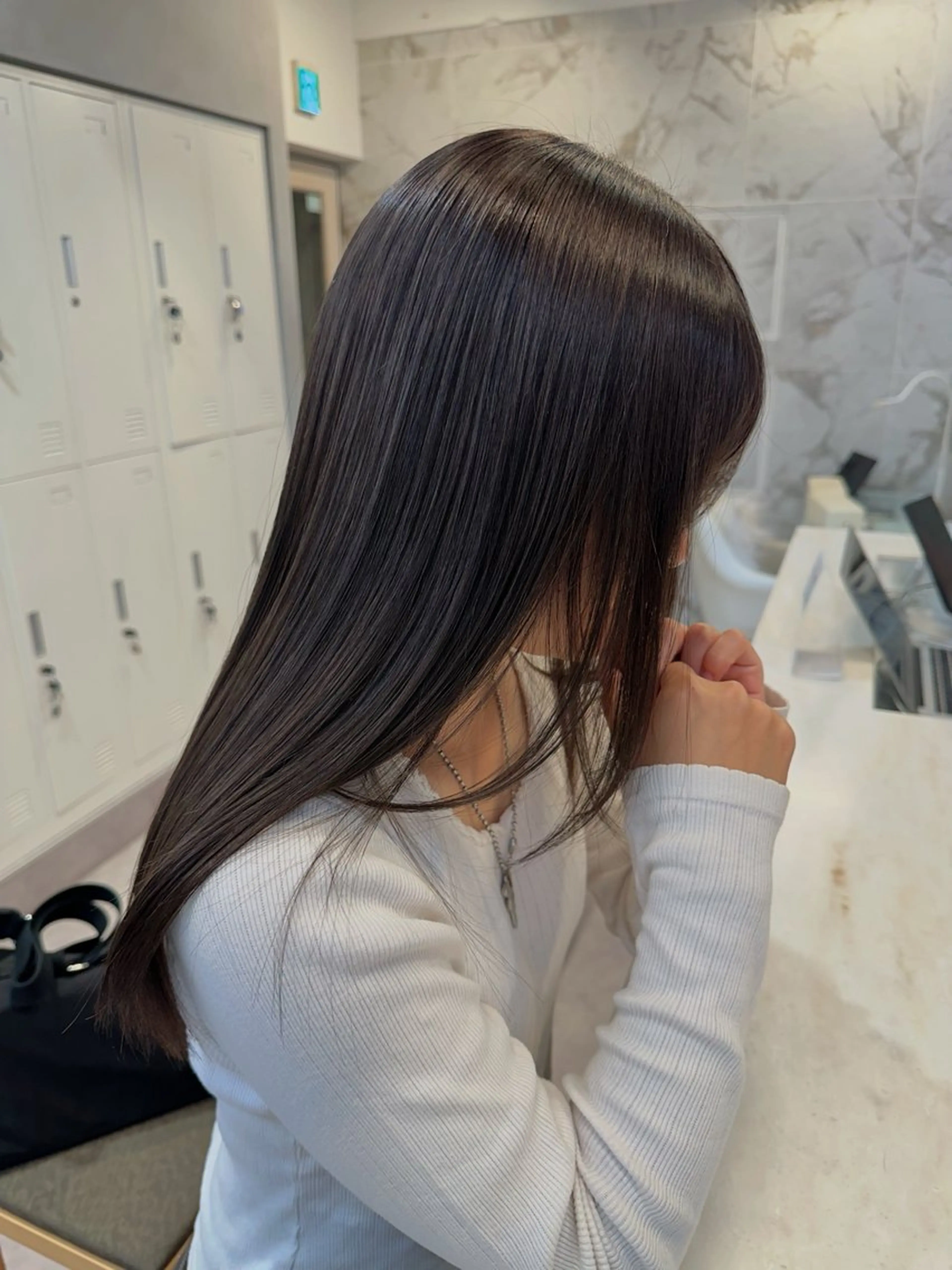 🩵似合わせcut➕栄養剤配合うる艶color➕スペシャル5stepトリートメント🩵の写真