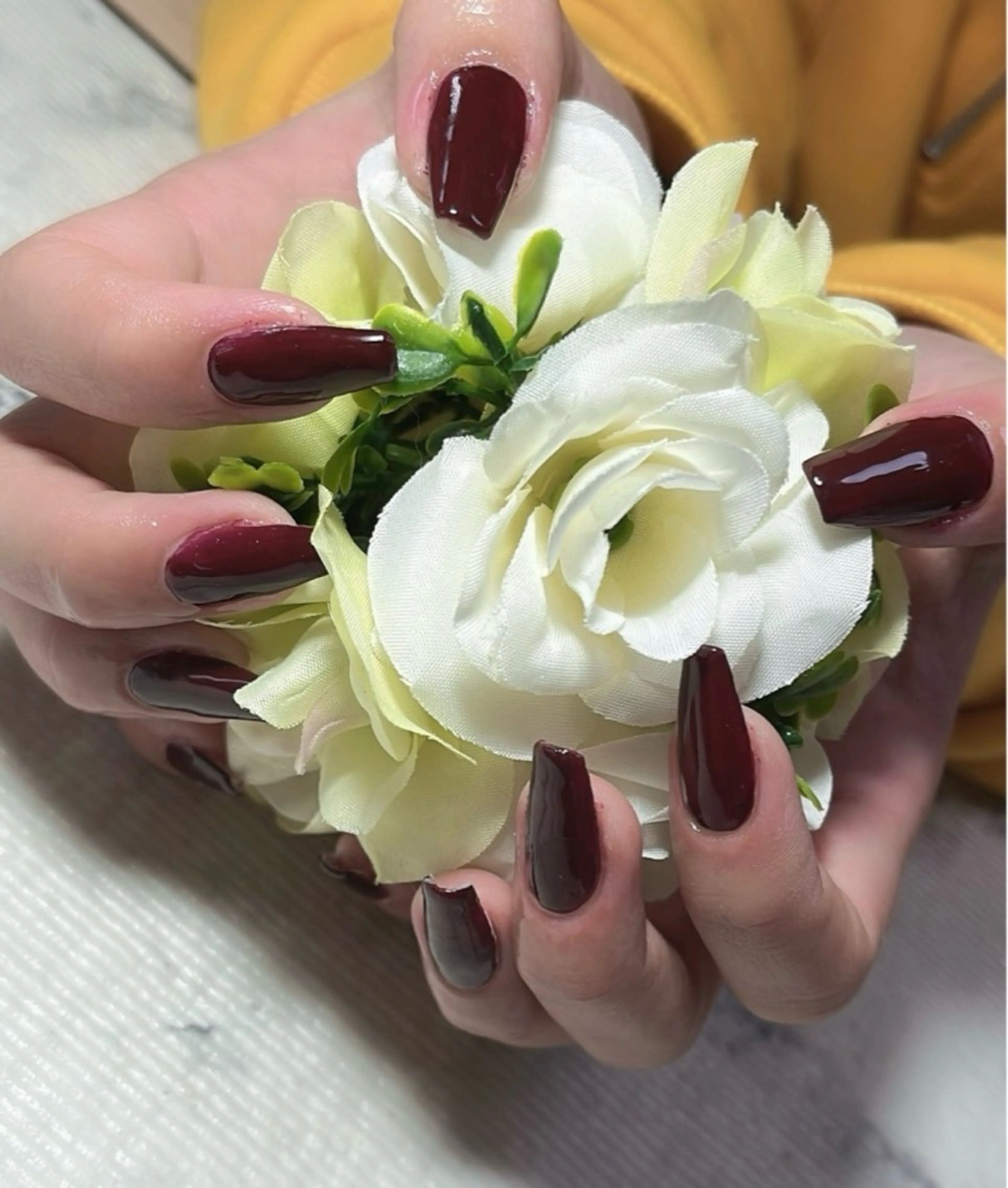 ネイル ワンカラーネイル スカルプネイル Ruana Nailのネイルデザイン