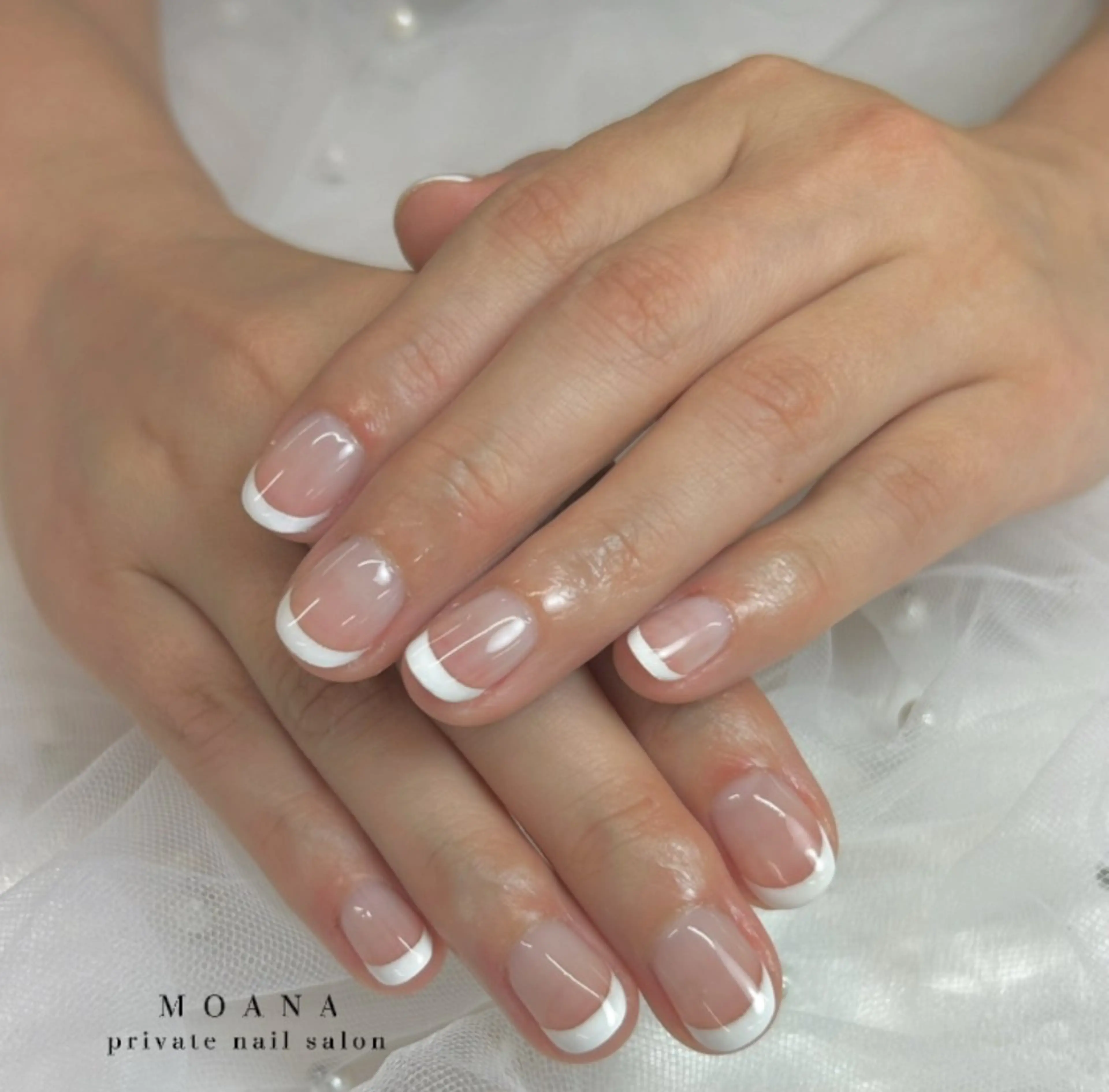 ネイル フレンチネイル MOANA NAILのネイルデザイン