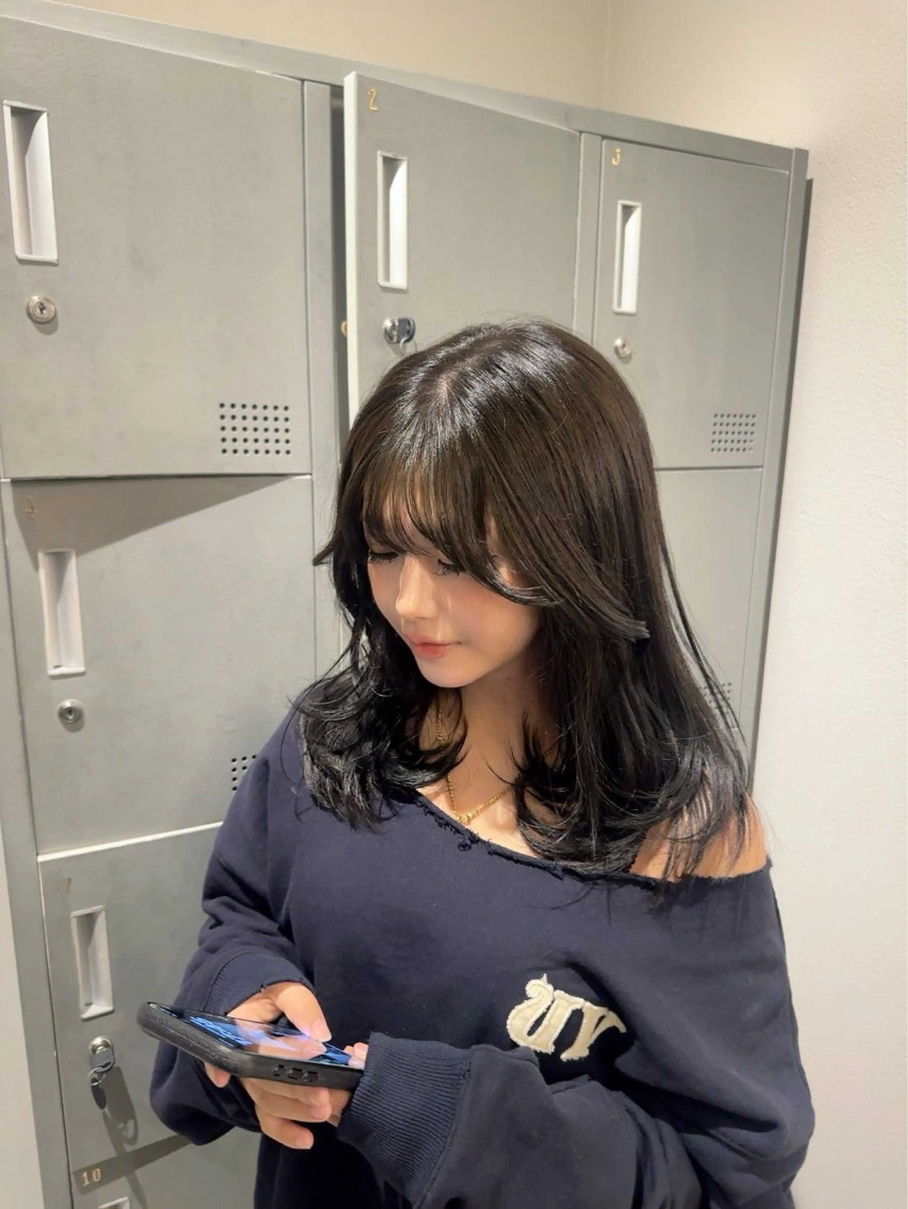 セミロング 透明感カラー/レイ ヤーカット/KaHoのヘアスタイル