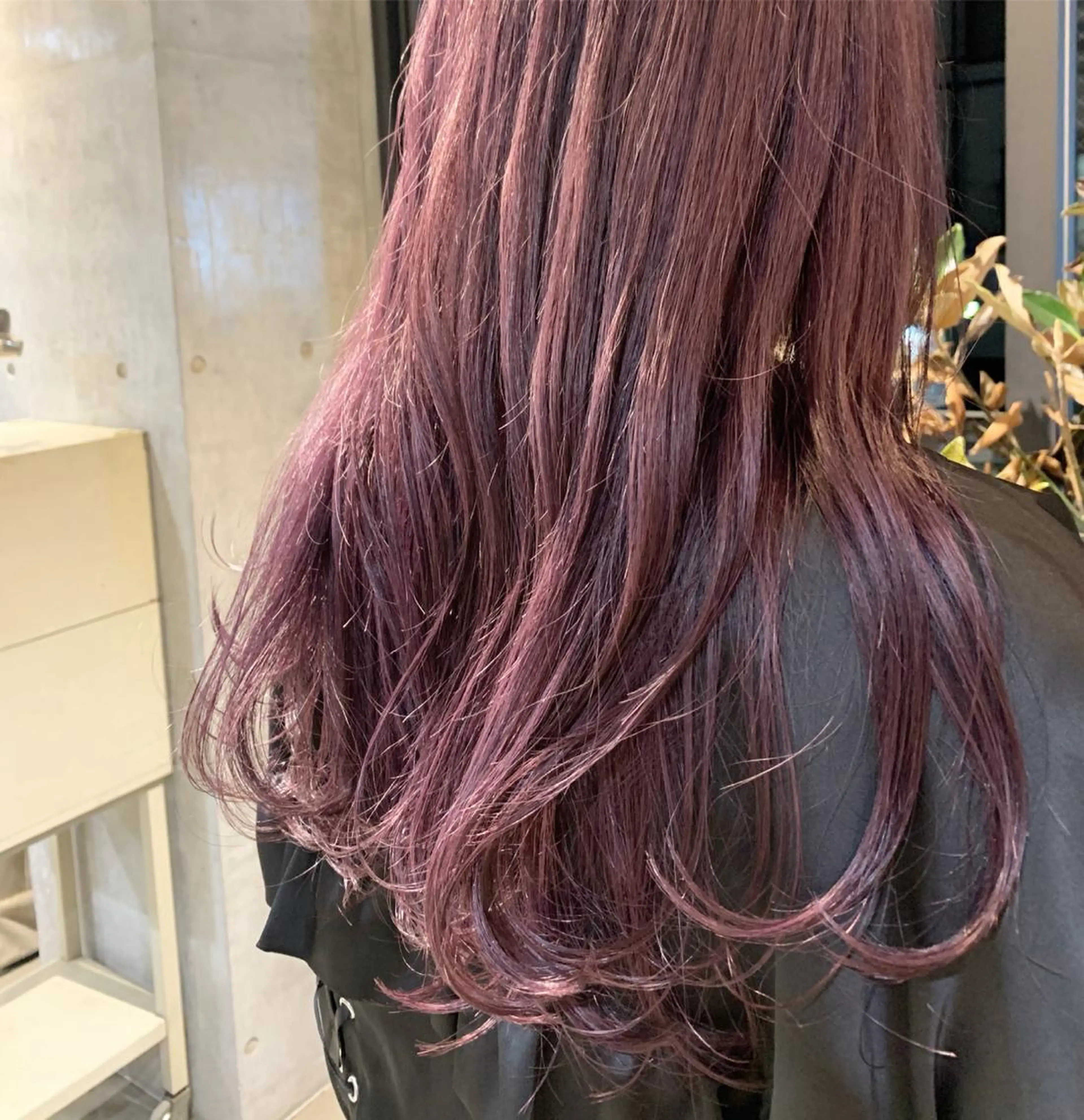 ロング カラー ヘアアレンジ ブリーチ ラベンダーカラー ラベンダーピンク ピンクカラー GO TODAY  シェアサロン札幌店所属・kana .のヘアスタイル