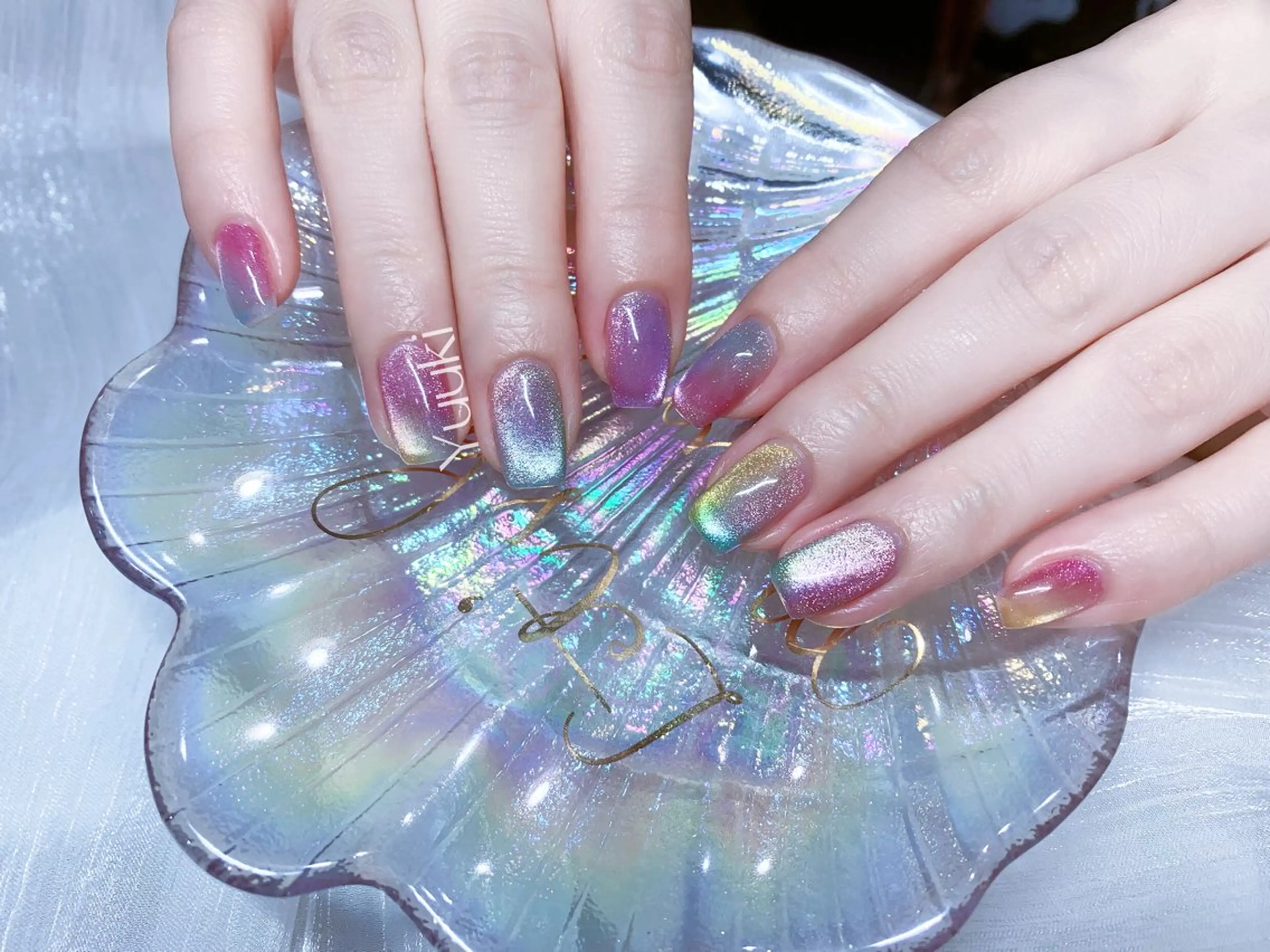 NEW✨うる艶🍬キャンディマグネットネイル💰8280円【新規オフ無料】の写真