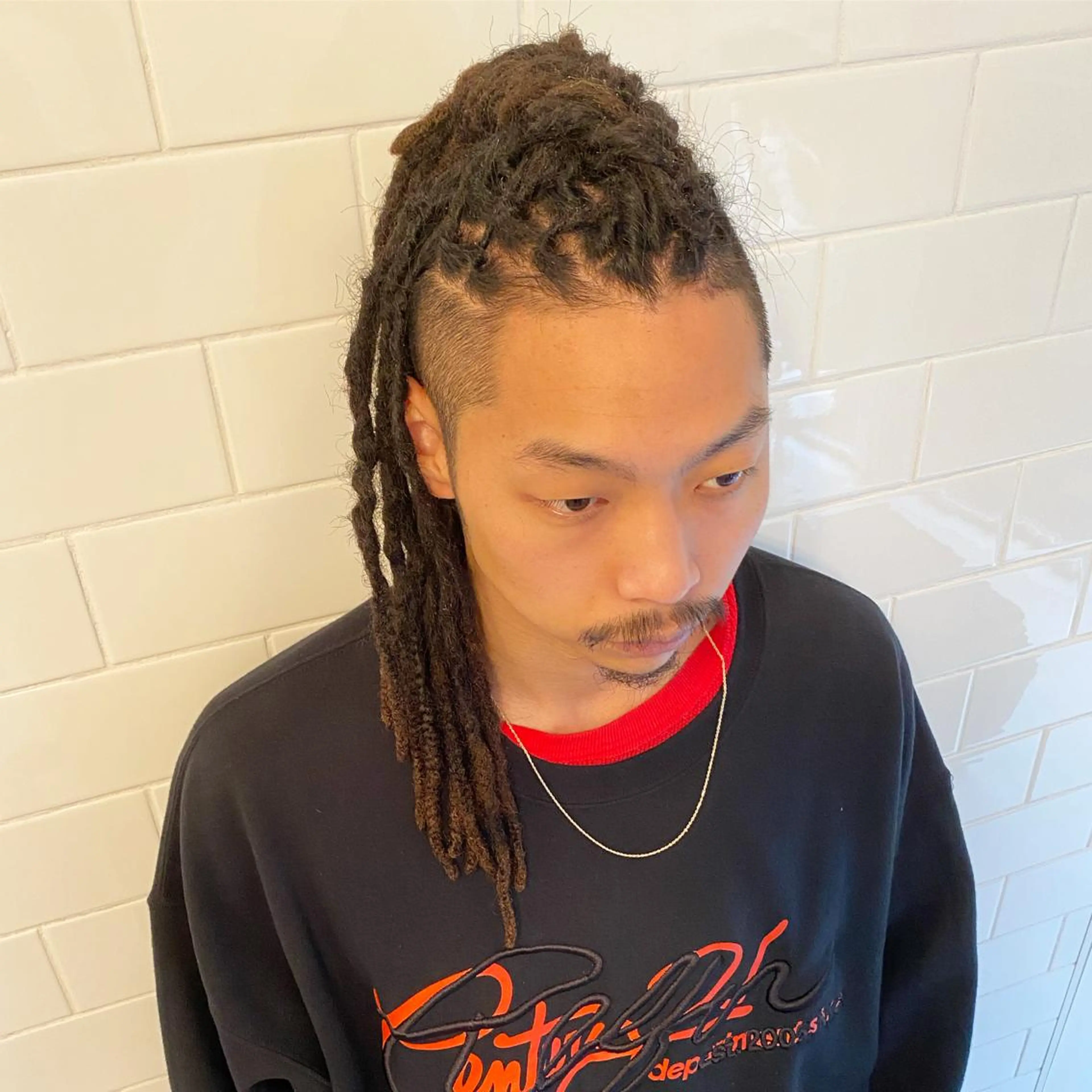 セミロング カラー パーマ ヘアアレンジ メンズ キッズ ネイル マツエク・マツパ 中元 淳のヘアスタイル