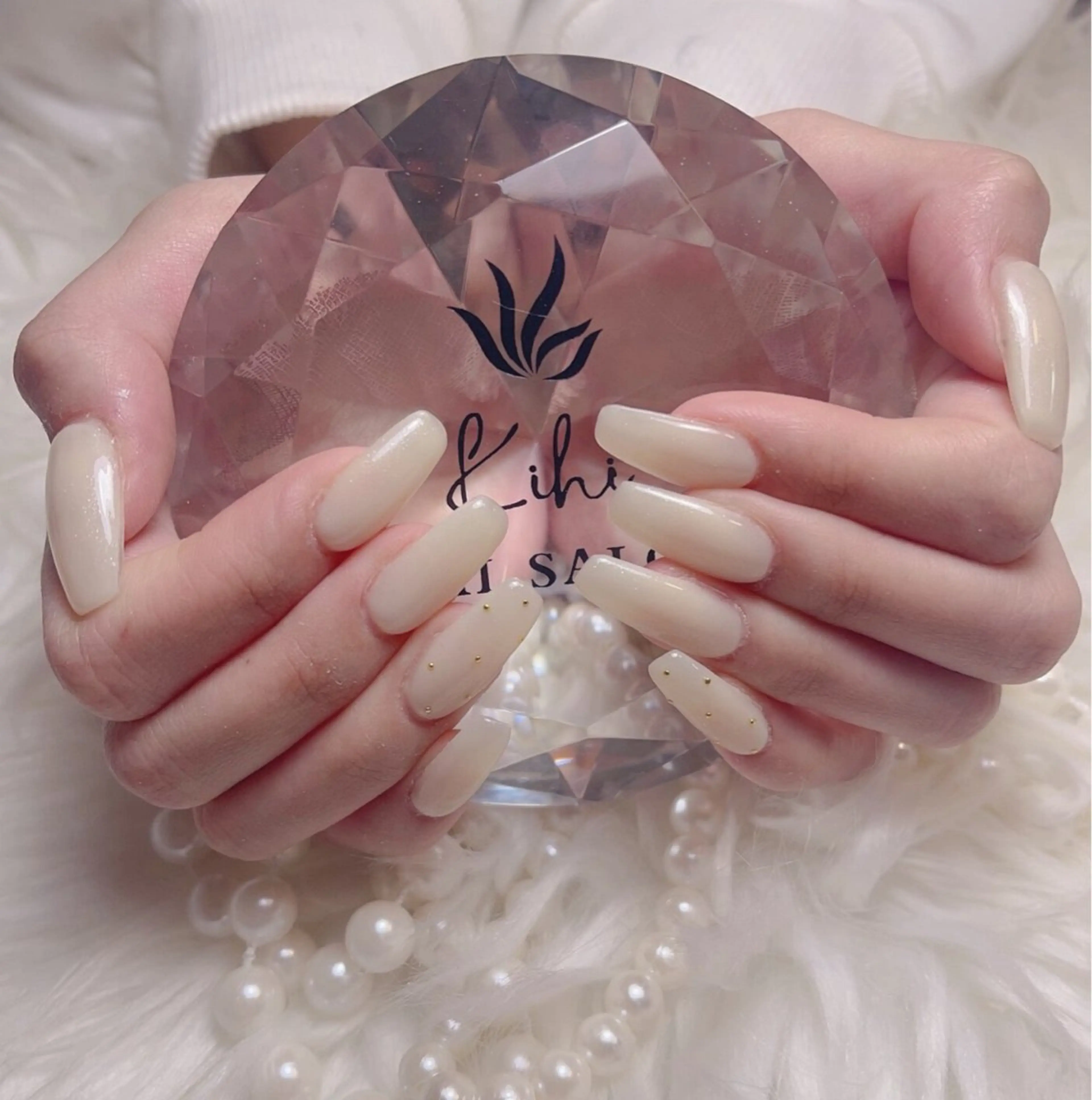 ネイル ワンカラーネイル スカルプネイル 福島 みきのネイルデザイン