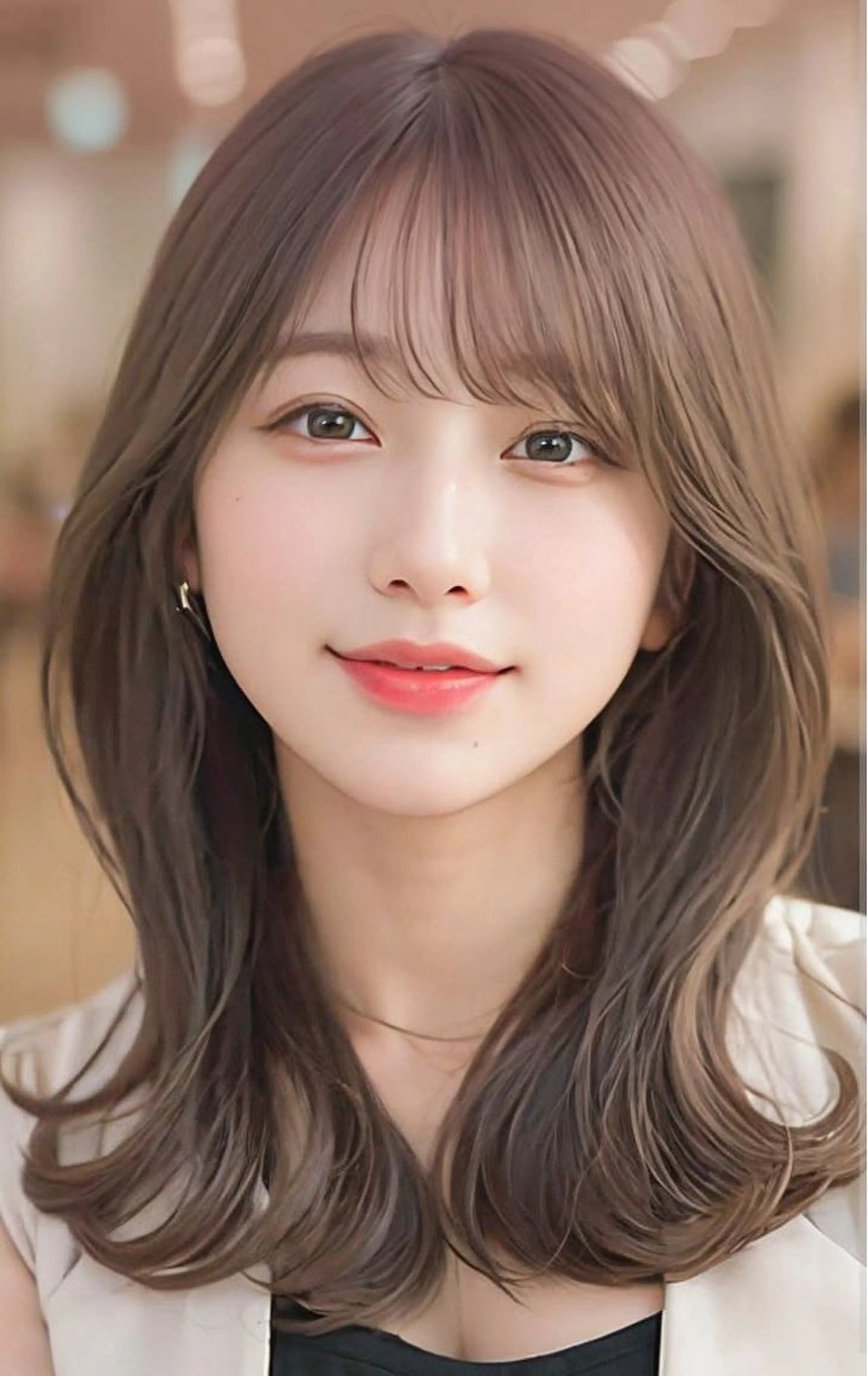 ロング カット ヘアカラー トリートメント 美髪矯正💎副店長 💎ミツキのヘアスタイル