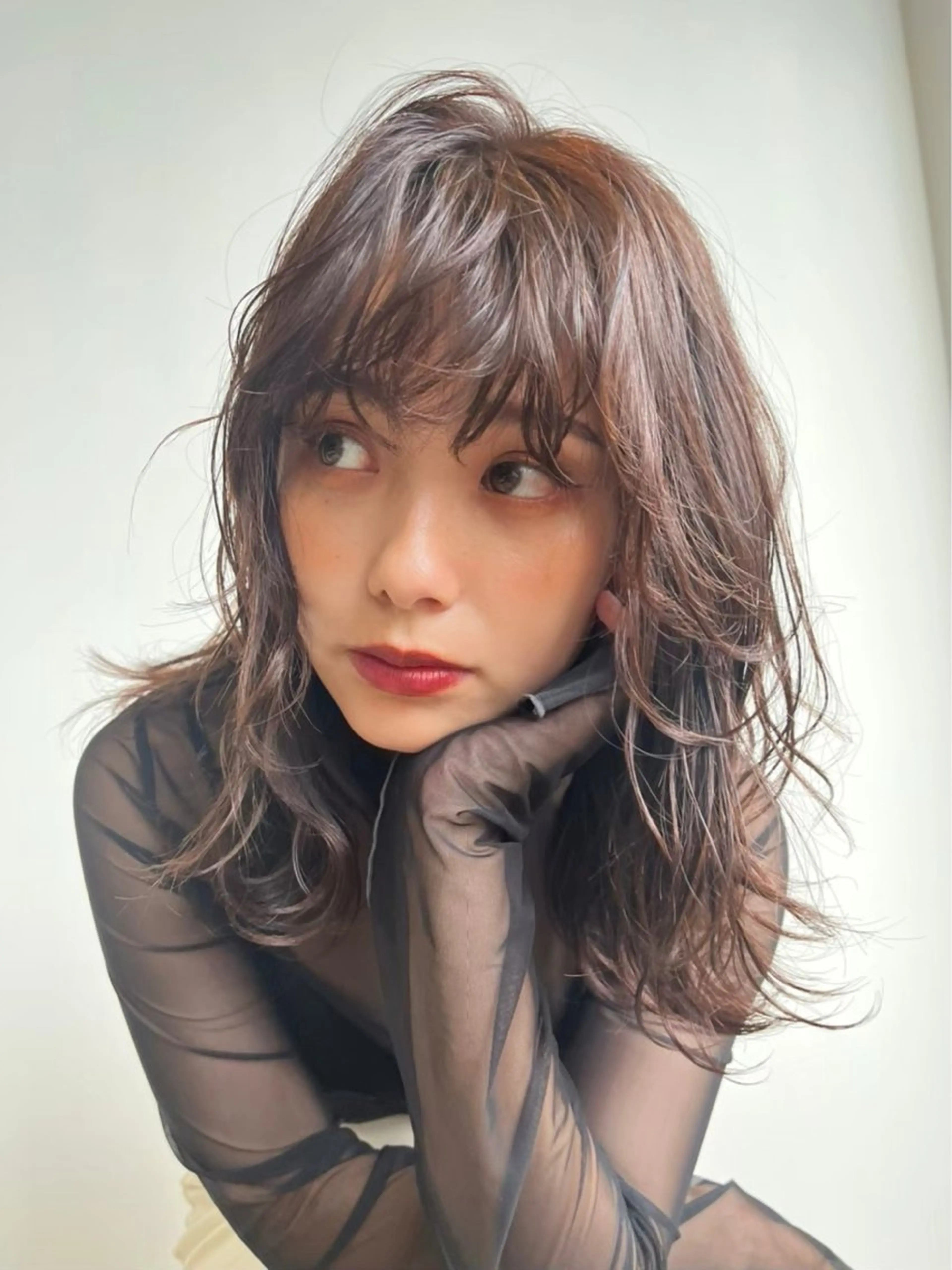 【イルミナカラー】艶感カラー🩵前髪カット無料💎の写真