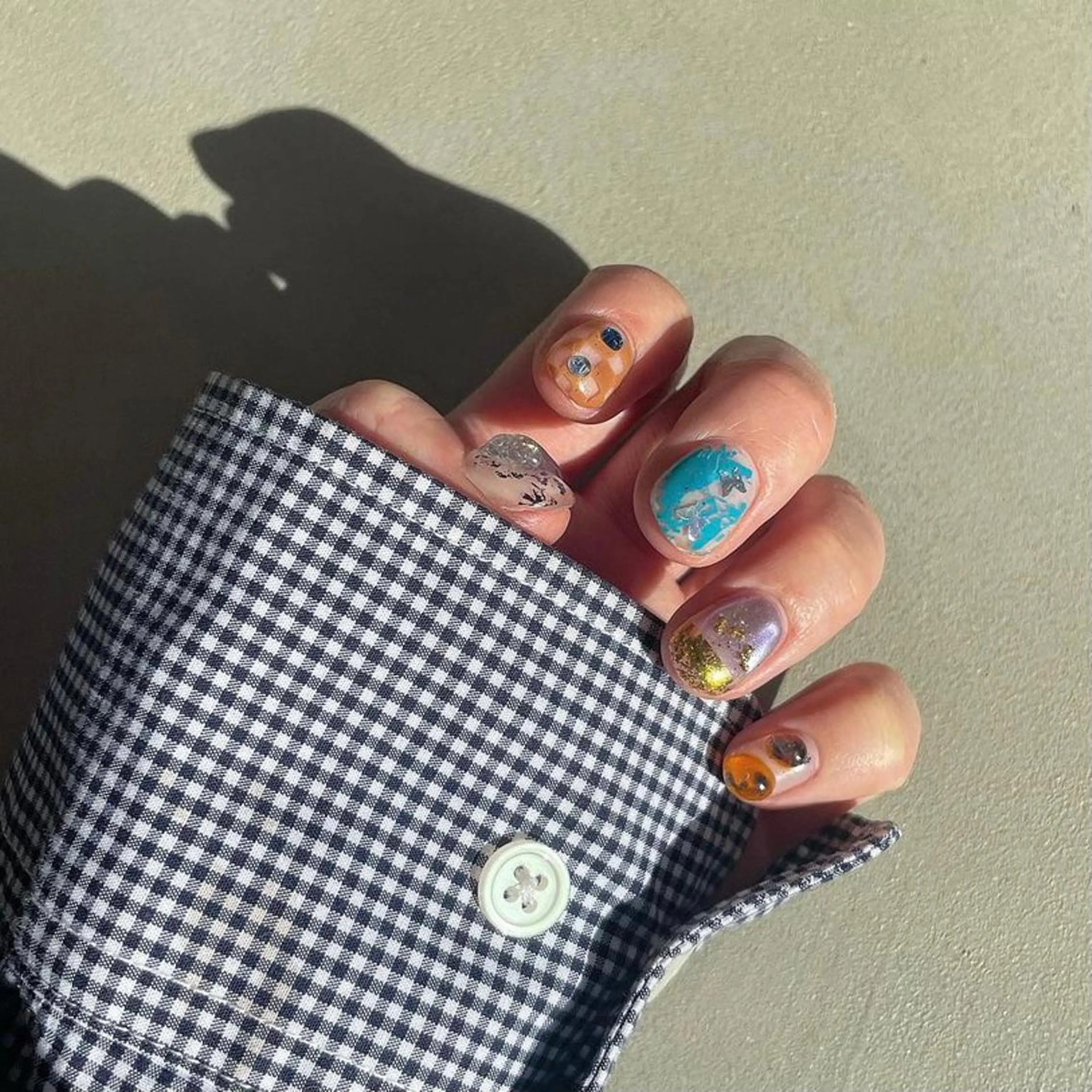 ネイル kana/モード ・グランジ໒꒱のネイルデザイン