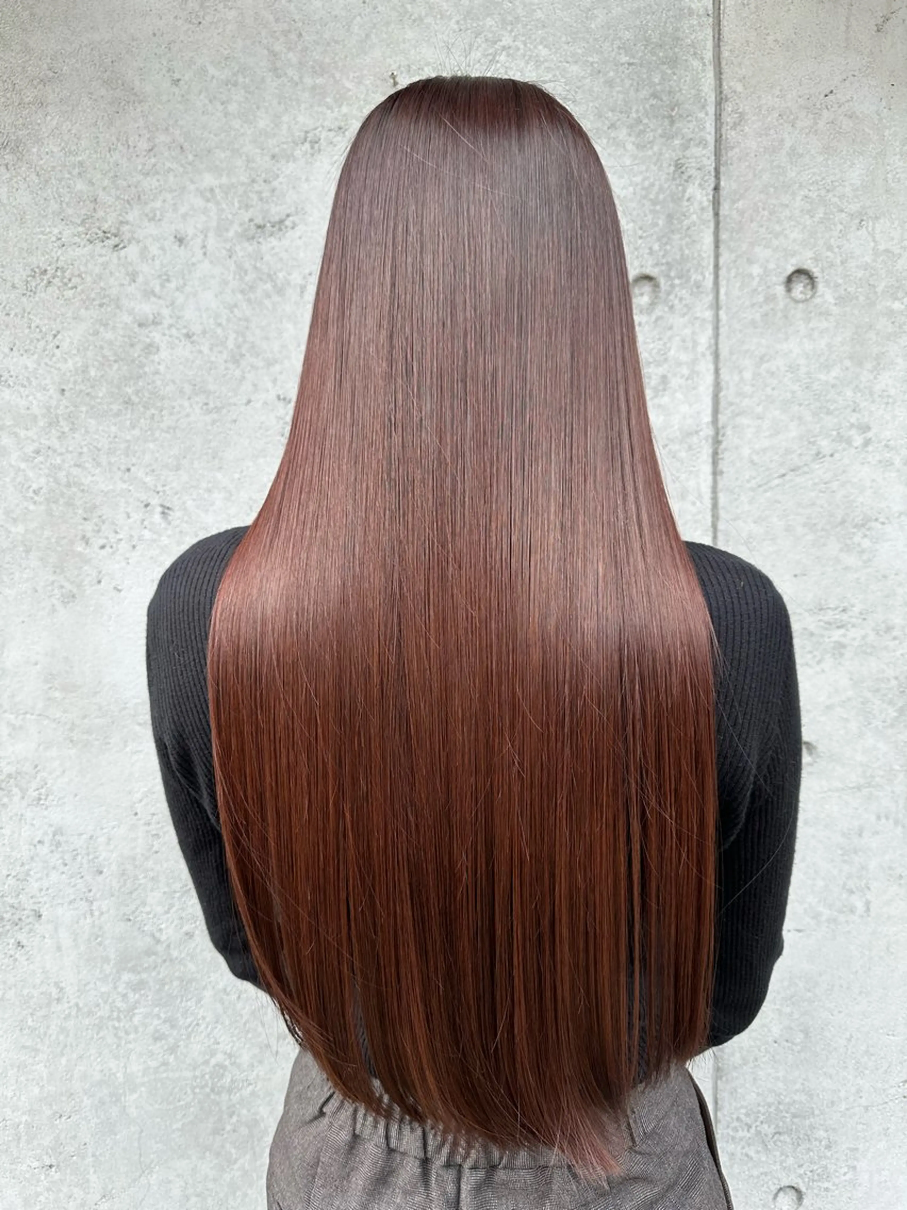 ロング カラー カット ヘアカラー トリートメント 鹿子島 昇彦のヘアスタイル