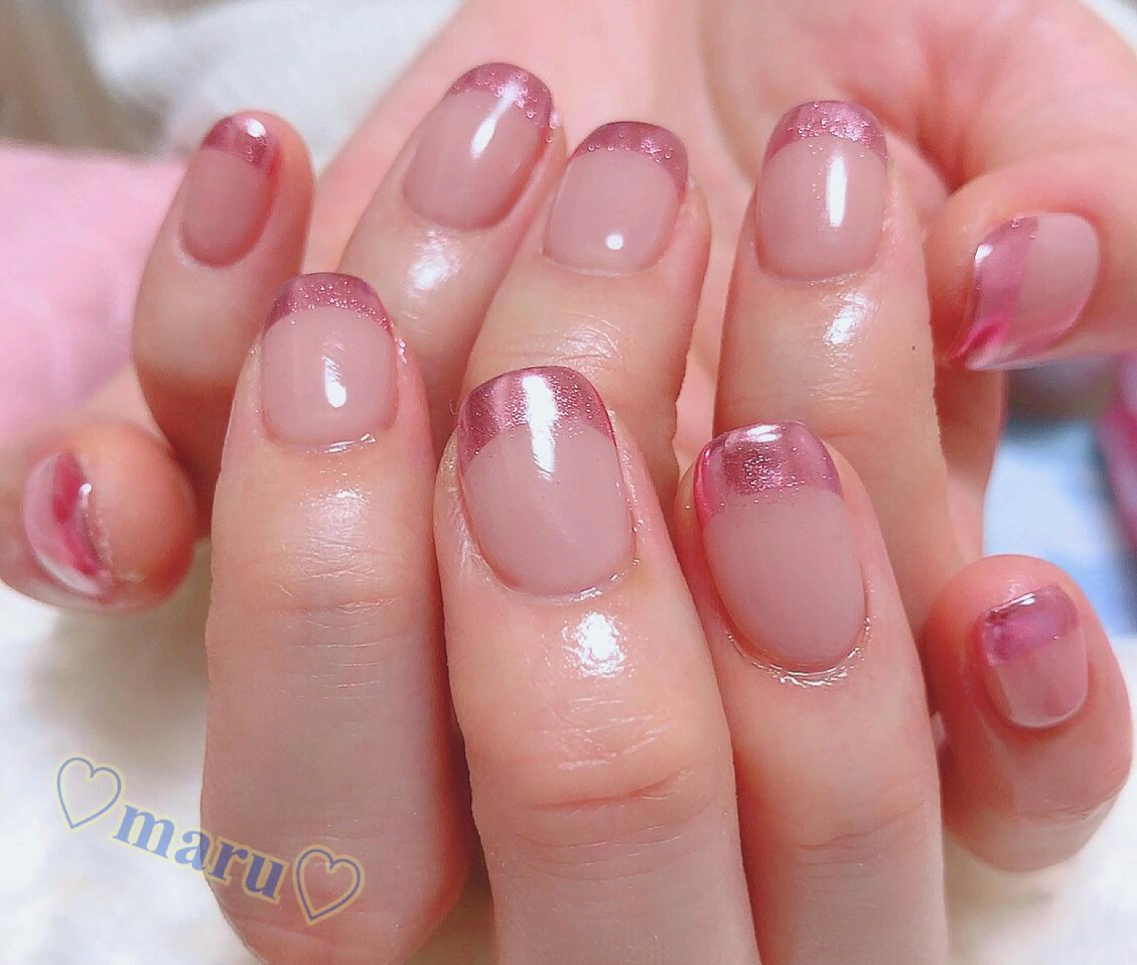 ネイル ハンドネイル フットネイル まるみ ♡のネイルデザイン